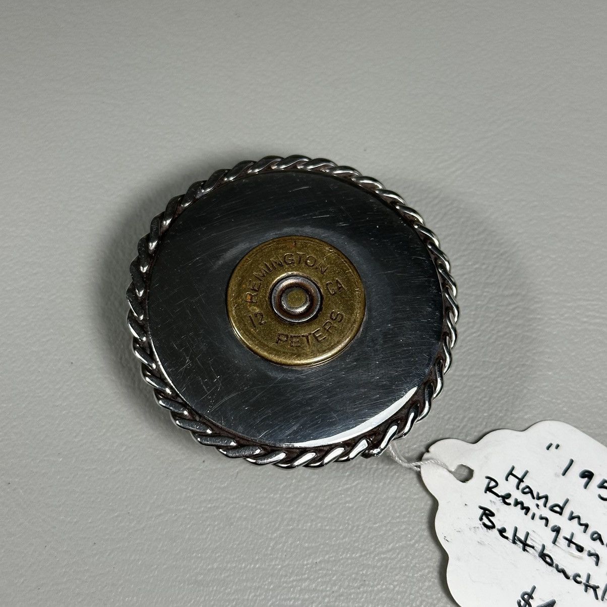 Vintage 1952 Handmade Remington 12 GA Beltbuckle Size ONE SIZE - 1 Thumbnail