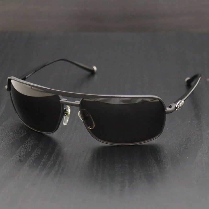 image of Chrome Hearts Wire Frame Dagger Sunglasses in Silver, Men's