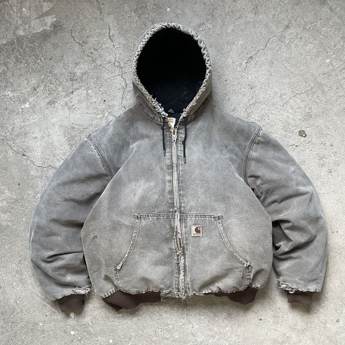 Carhartt × Vintage vintage 90s carhartt j130 cht duck active 