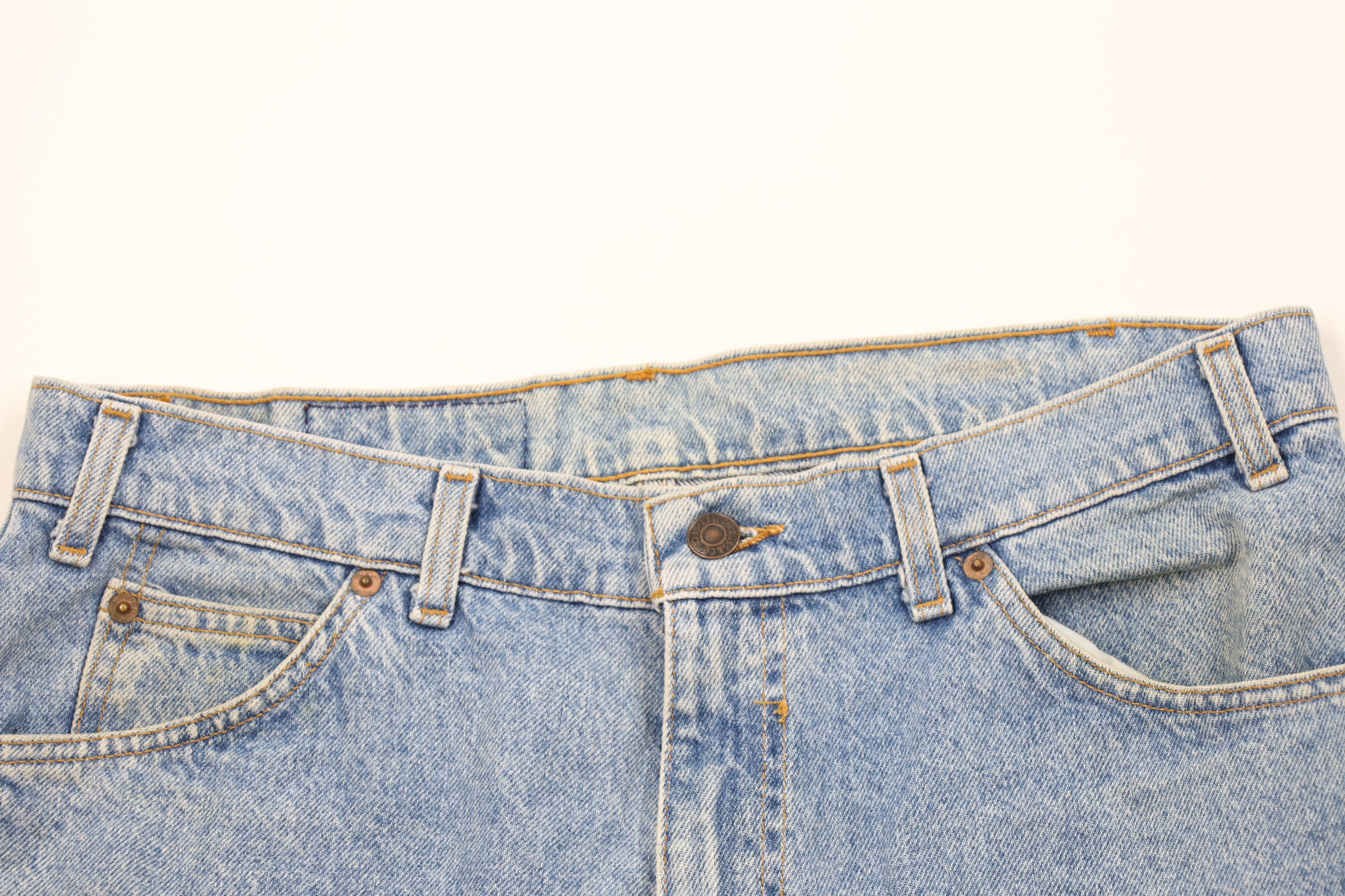 Levi's Vintage 90s Levis 550 Orange Tab Relaxed Denim Shorts USA Size US 34 / EU 50 - 2 Thumbnail