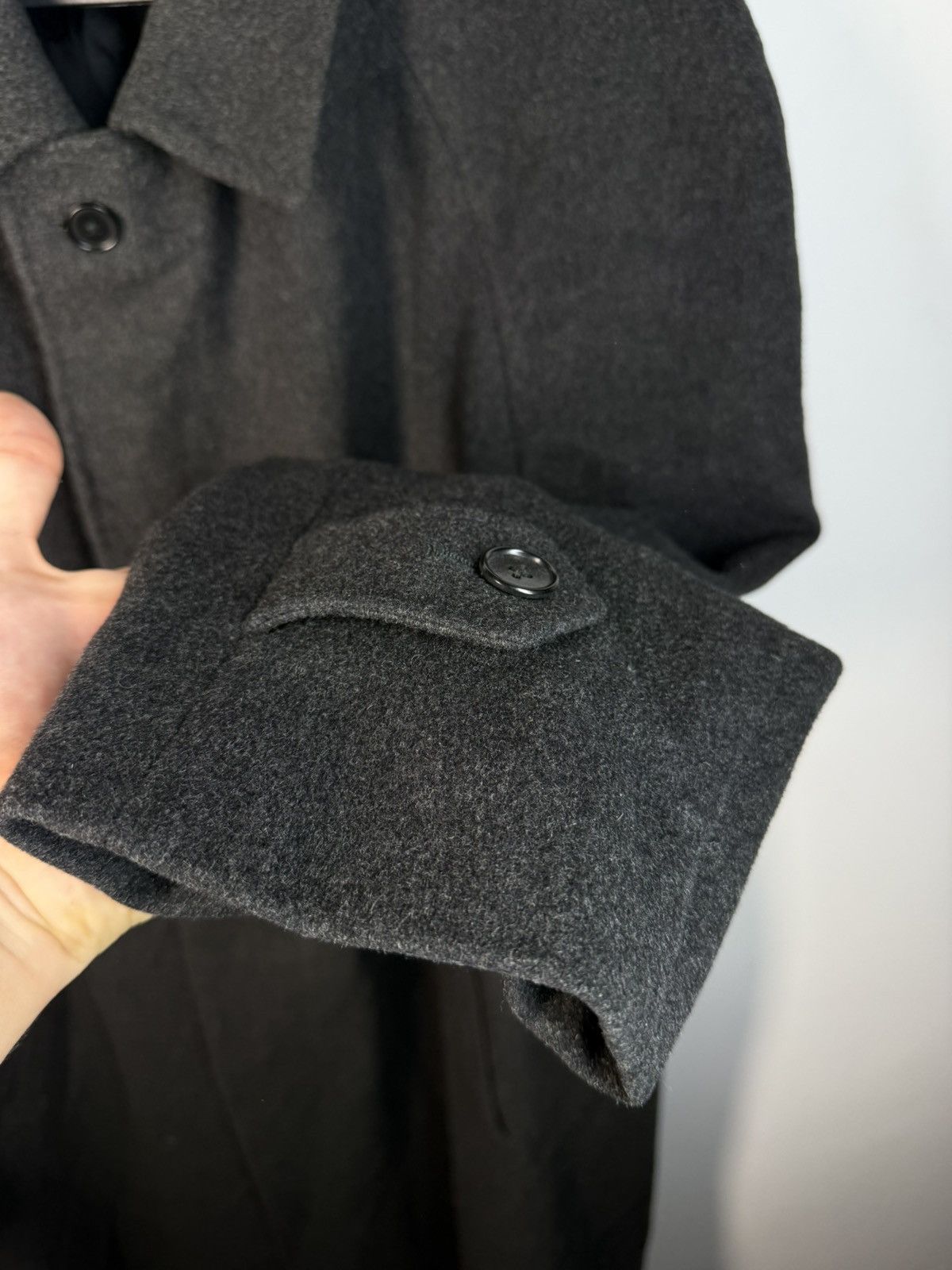 Yves Saint Laurent Loro Piana x YSL Coat Wool Grey Heavy Soft Long Italy Size US XL / EU 56 / 4 - 13 Thumbnail