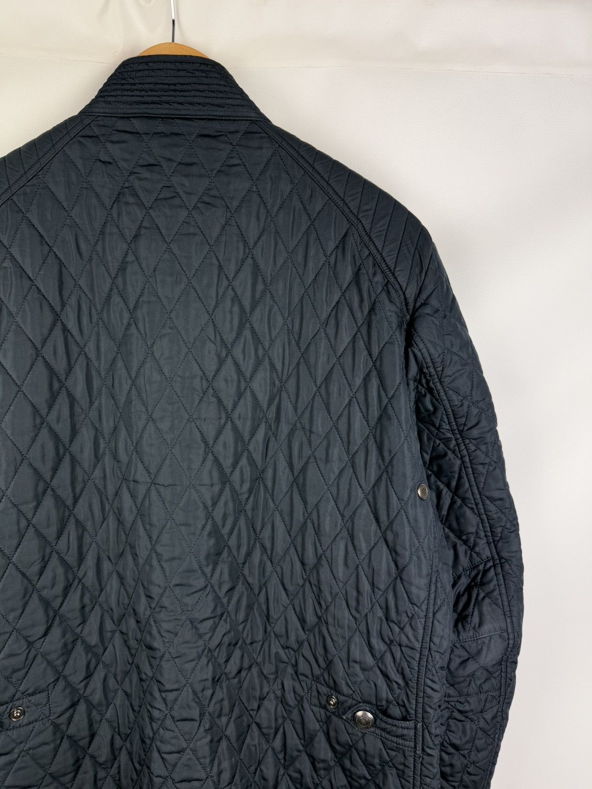 Belstaff Belstaff Men’s Quilted Jacket Size 56 Navy Size US XL / EU 56 / 4 - 17 Thumbnail