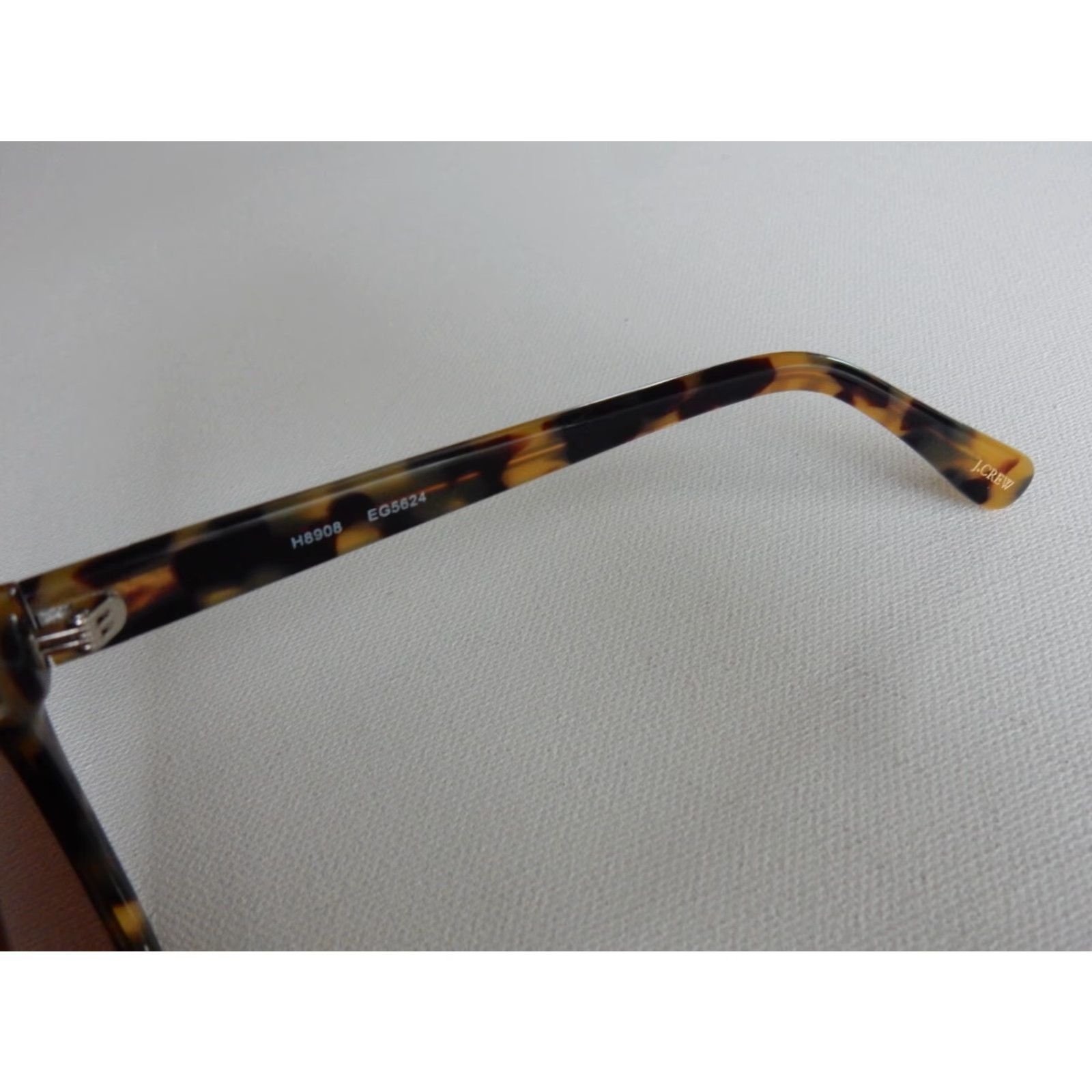 J.Crew VINTAGE J.CREW Sunglasses Women Brown Small Scratched Lenses 1980s Size ONE SIZE - 4 Thumbnail