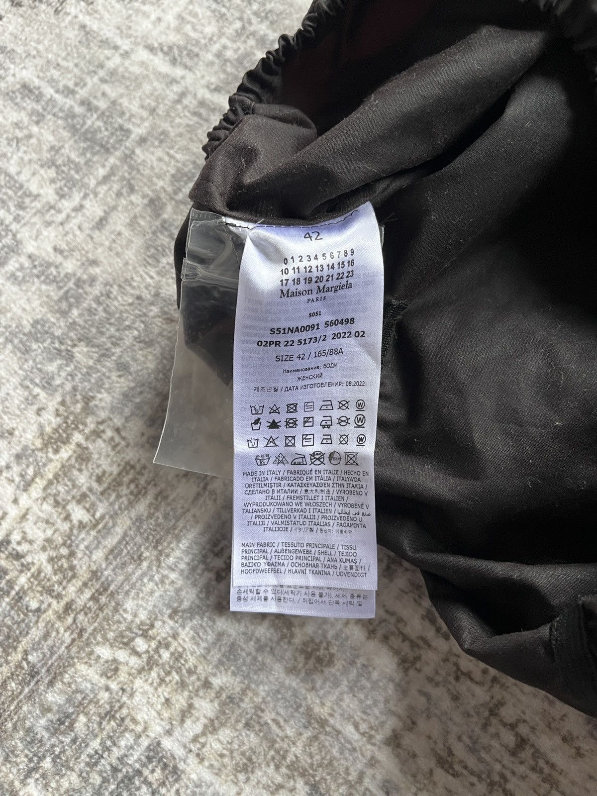 Maison Margiela Maison Margiela Waxed Cotton Bodysuit Size M / US 6-8 / IT 42-44 - 17 Thumbnail