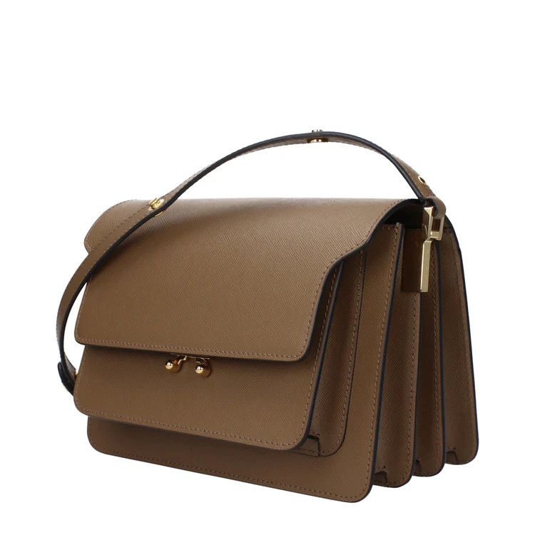 Marni ob1o1e1124 Size: OS / Leather Shoulder Bag in Brown Size ONE SIZE - 2 Thumbnail
