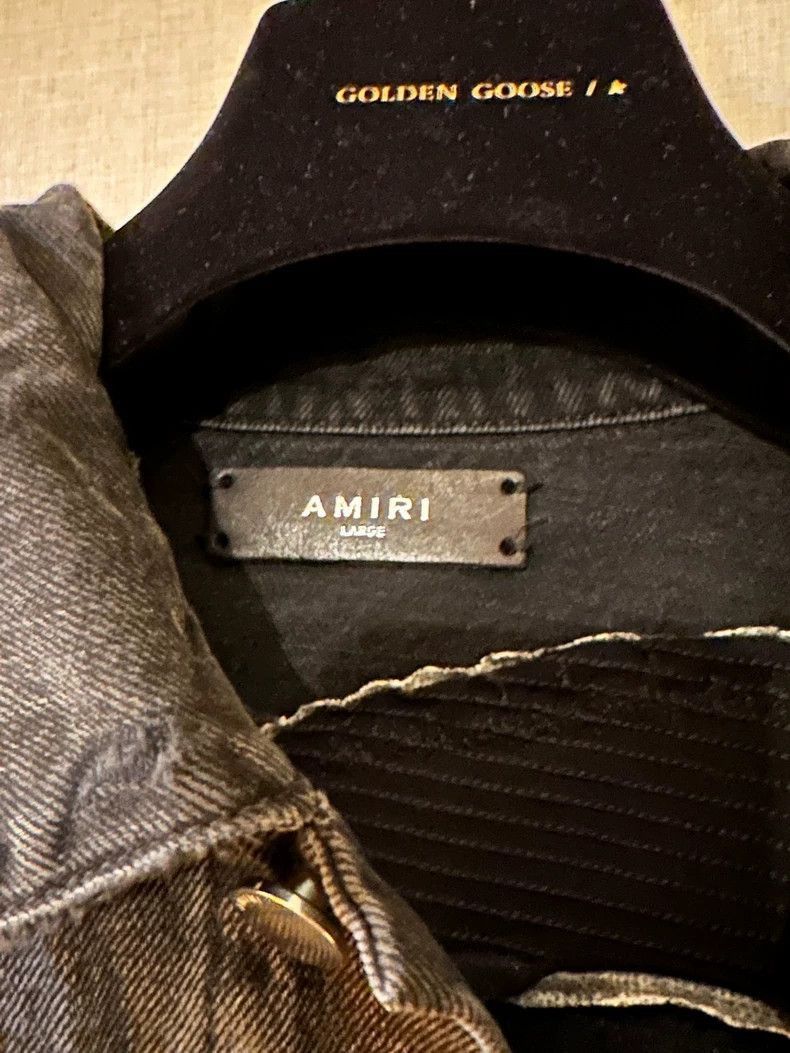 Amiri Amiri star with denim jacket-2506 Size US M / EU 48-50 / 2 - 4 Thumbnail