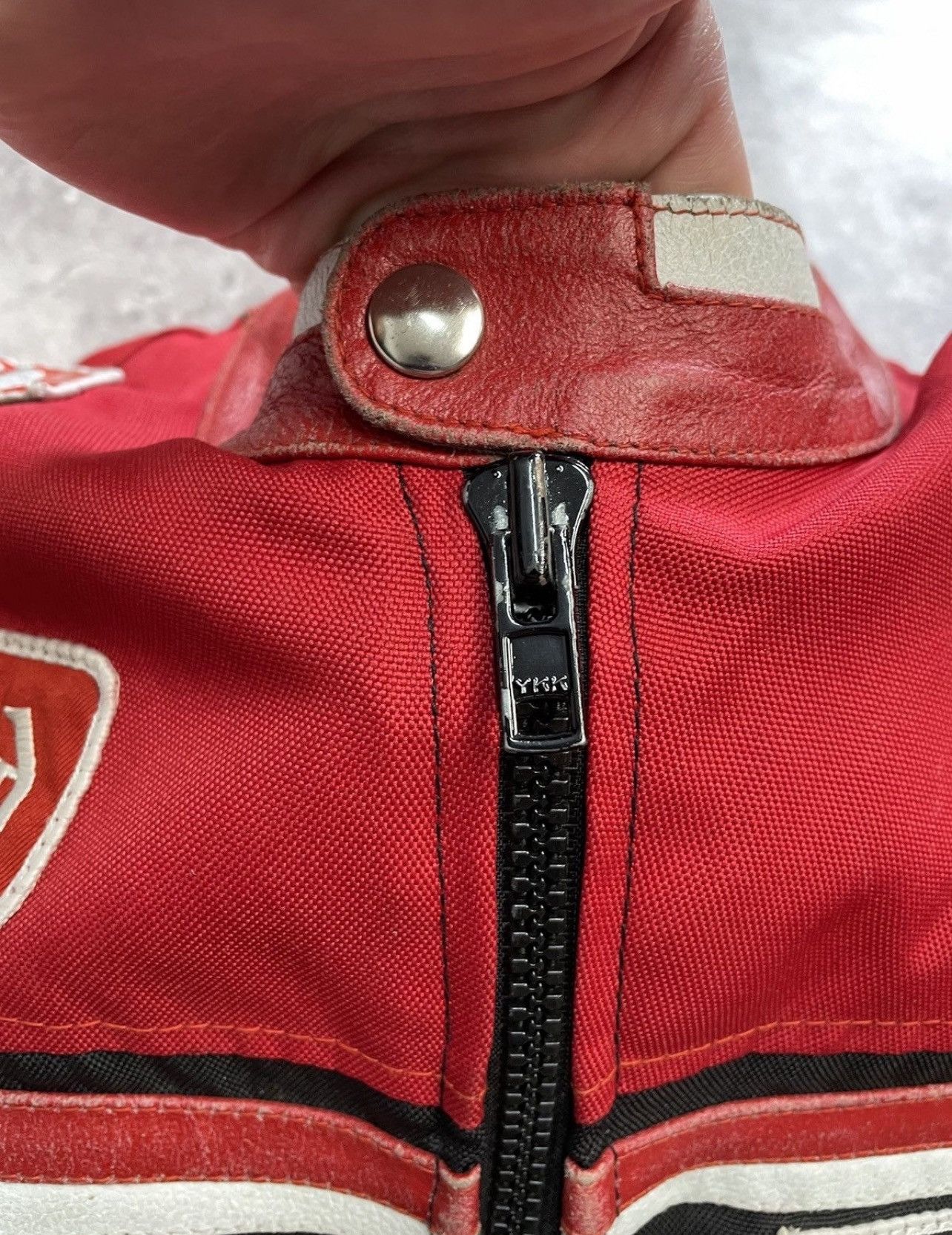 Racer Worldwide Harrison "Dark Devil" Racing Jacket - Nylon & Leather Hybrid Size US L / EU 52-54 / 3 - 15 Thumbnail