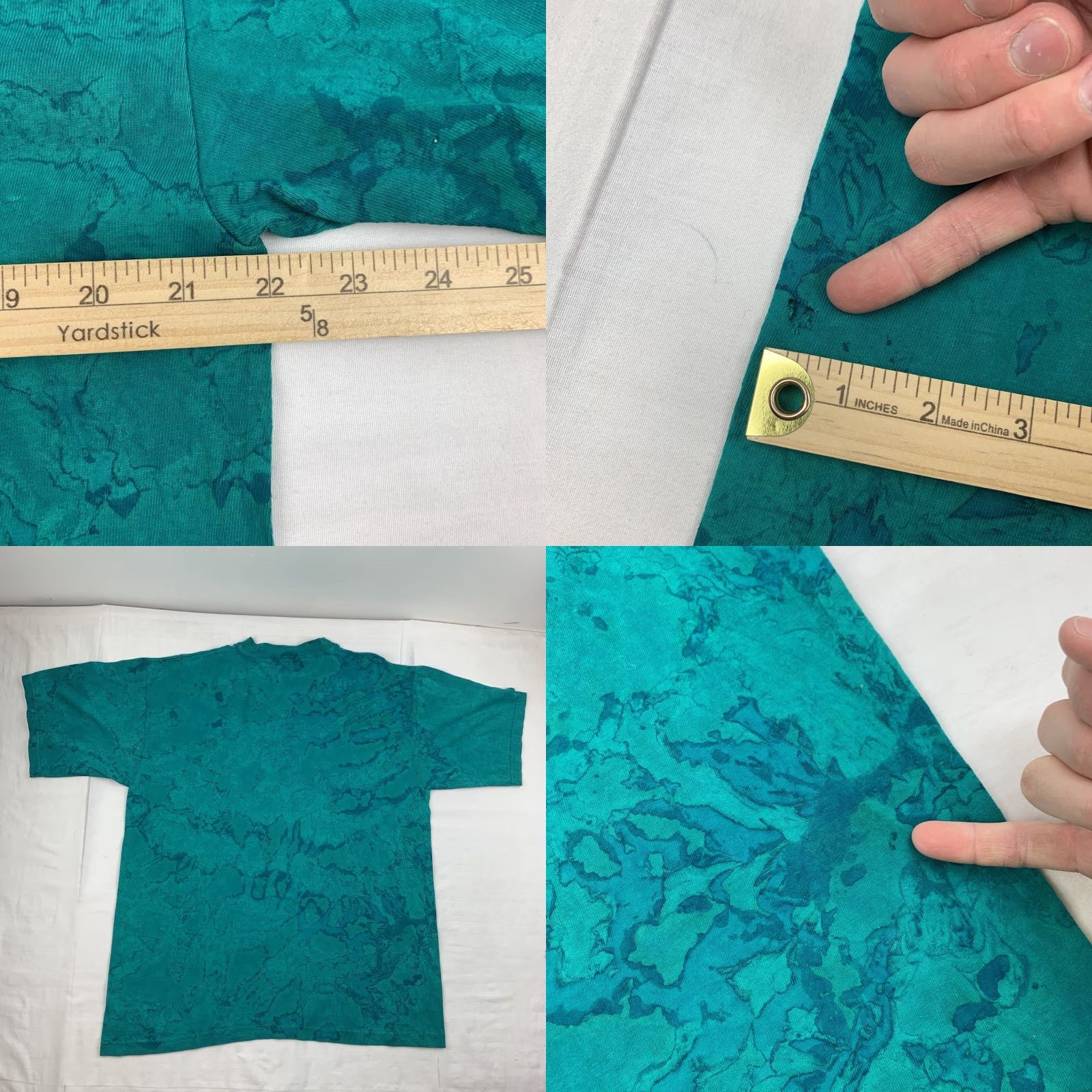 Vintage VINTAGE Myrtle Beach Shirt Adult Medium Green Acid Washed Tie Dye Embroidered Shirt 90s Beach USA Mens Size US M / EU 48-50 / 2 - 8 Thumbnail