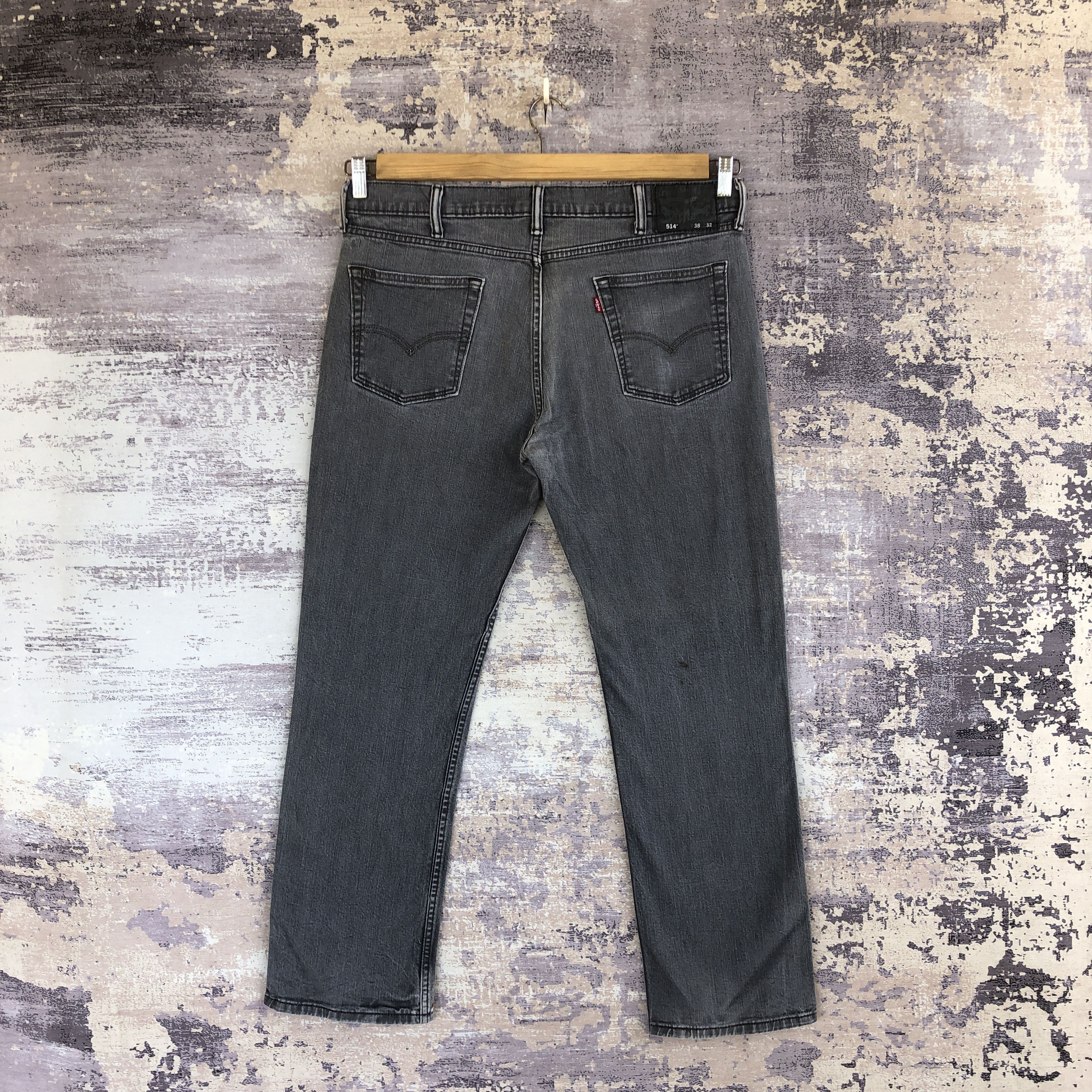 Levi's Vintage Levis Faded Black Jeans Levi's 514 Ash Gray Denim Size US 36 / EU 52 - 2 Thumbnail