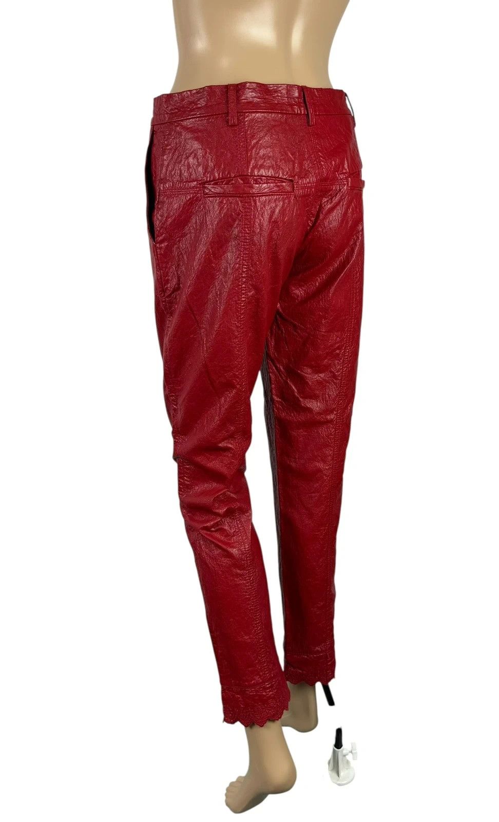 Other Philosophy Di Lorenzo Serafini Faux Leather Trousers Size 27" / US 4 / IT 40 - 8 Thumbnail