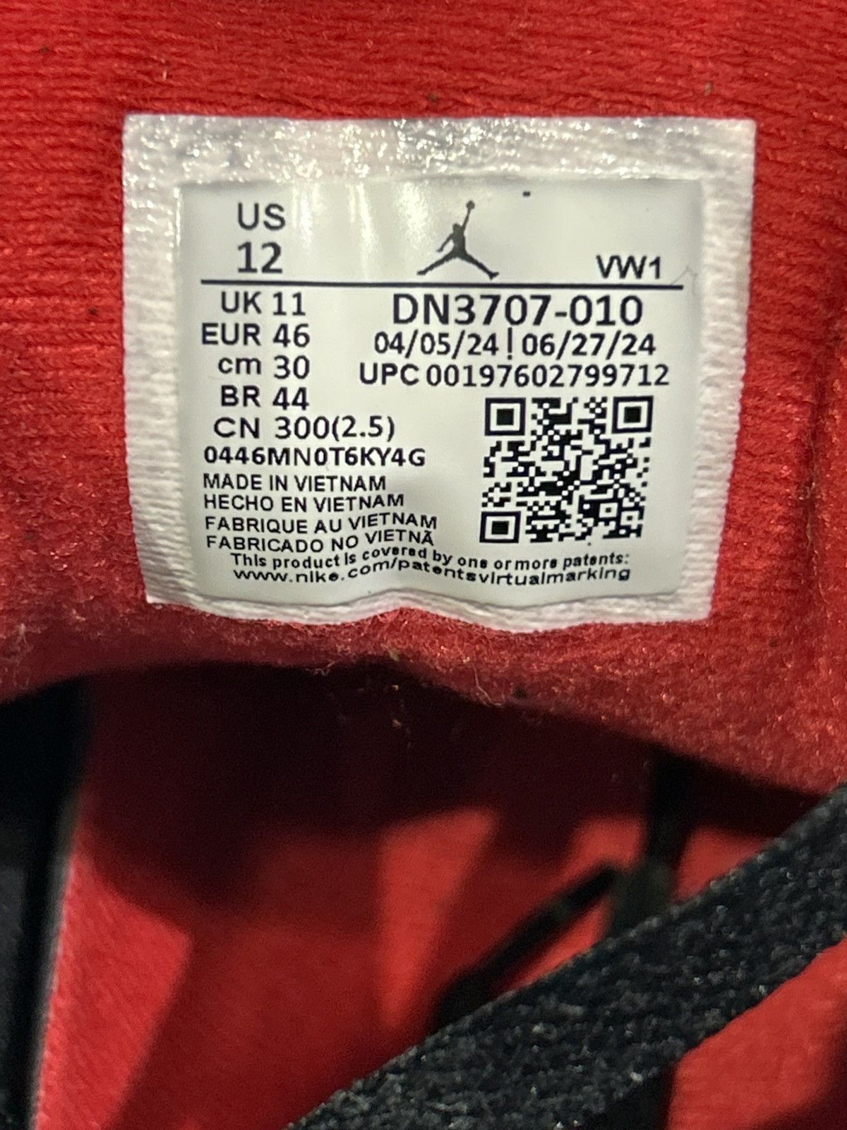 Jordan Brand Jordan 3 Black cement 2024 Size US 12 / EU 45 - 11 Thumbnail