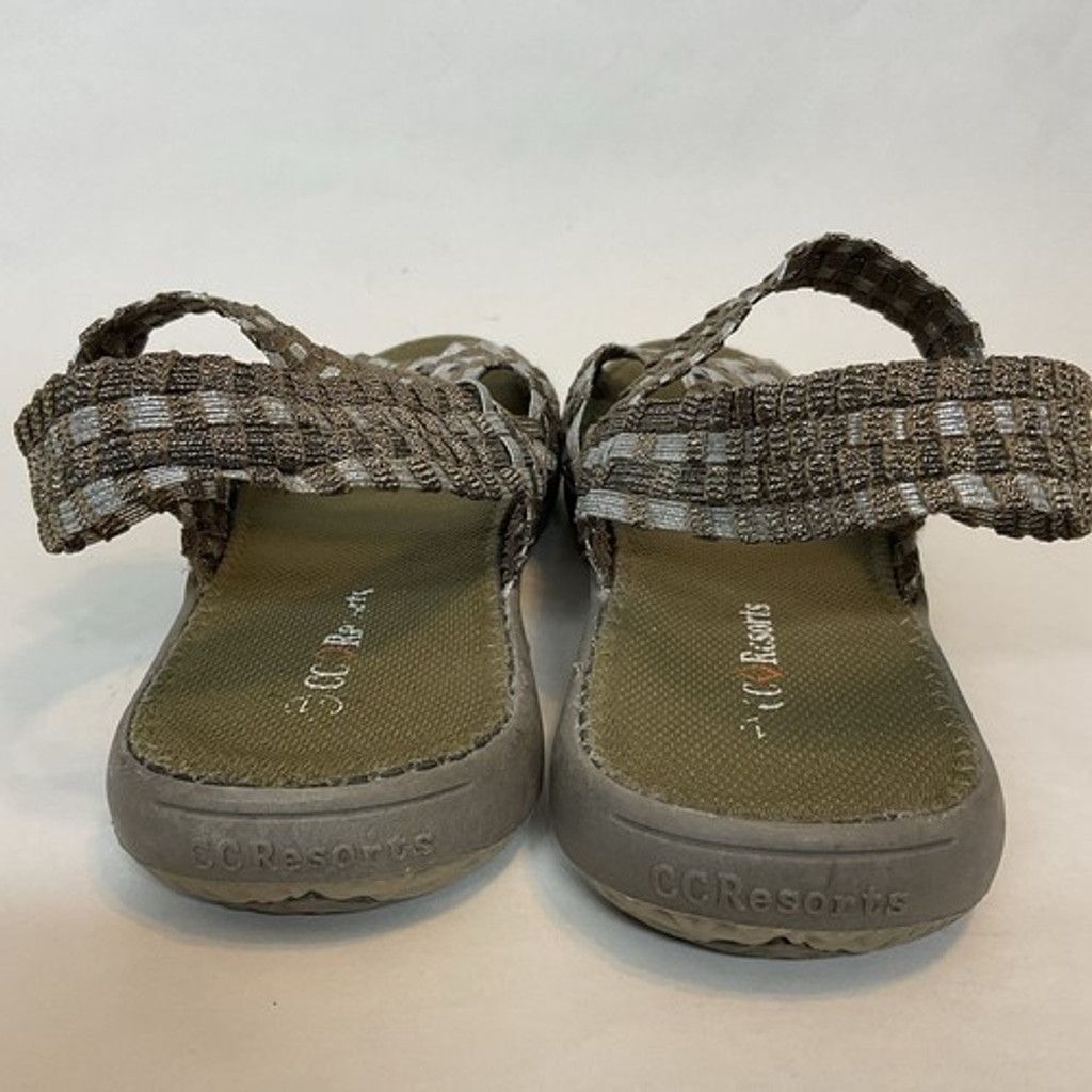 Other CC Resorts Earth Weave Open Toe Mary Jane Shoes Women 9/9.5 Size US 9 / IT 39 - 6 Thumbnail