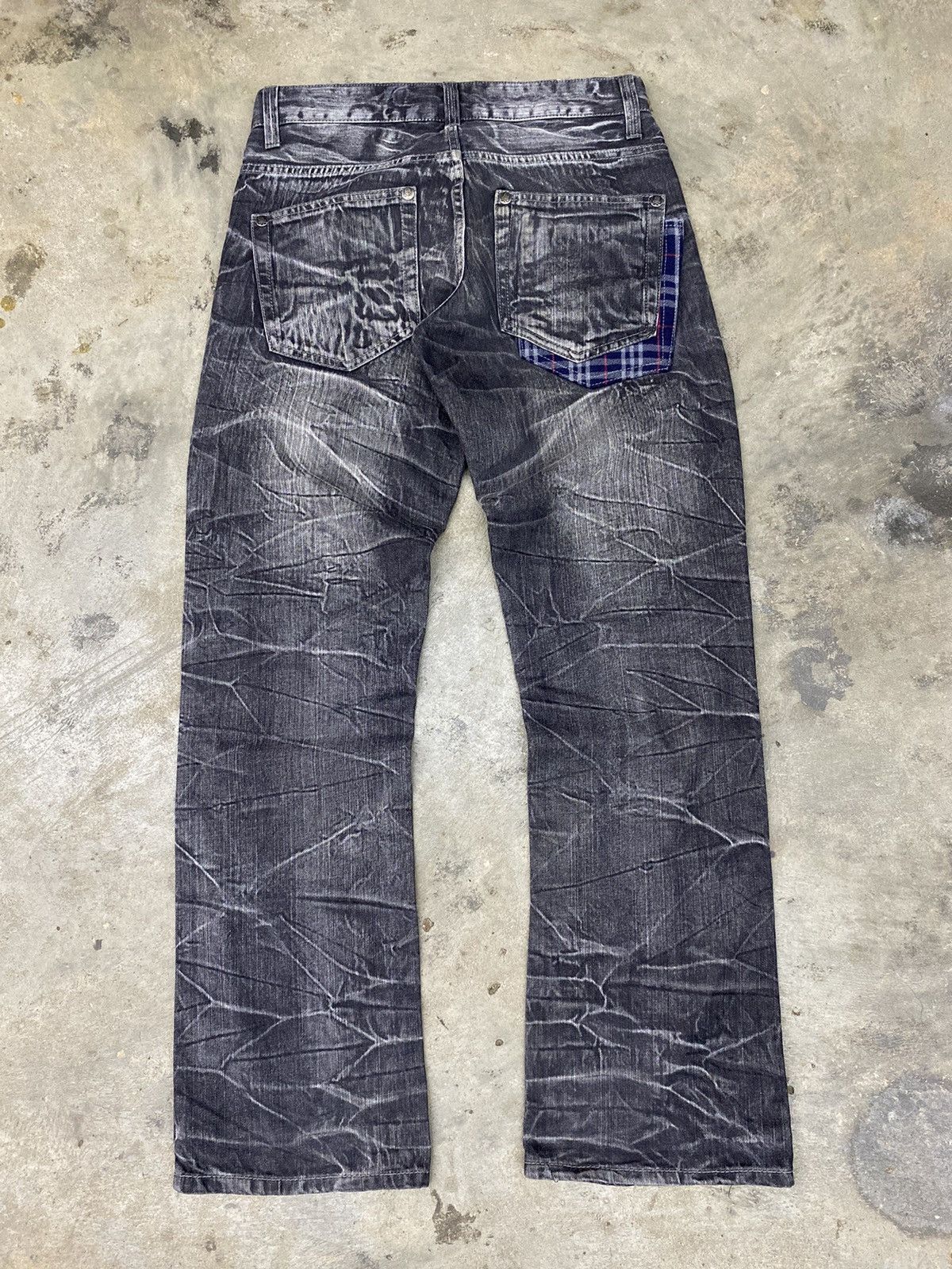 If Six Was Nine japanese brand wild life mud splater jeans undefined Size US 29 - 6 Thumbnail