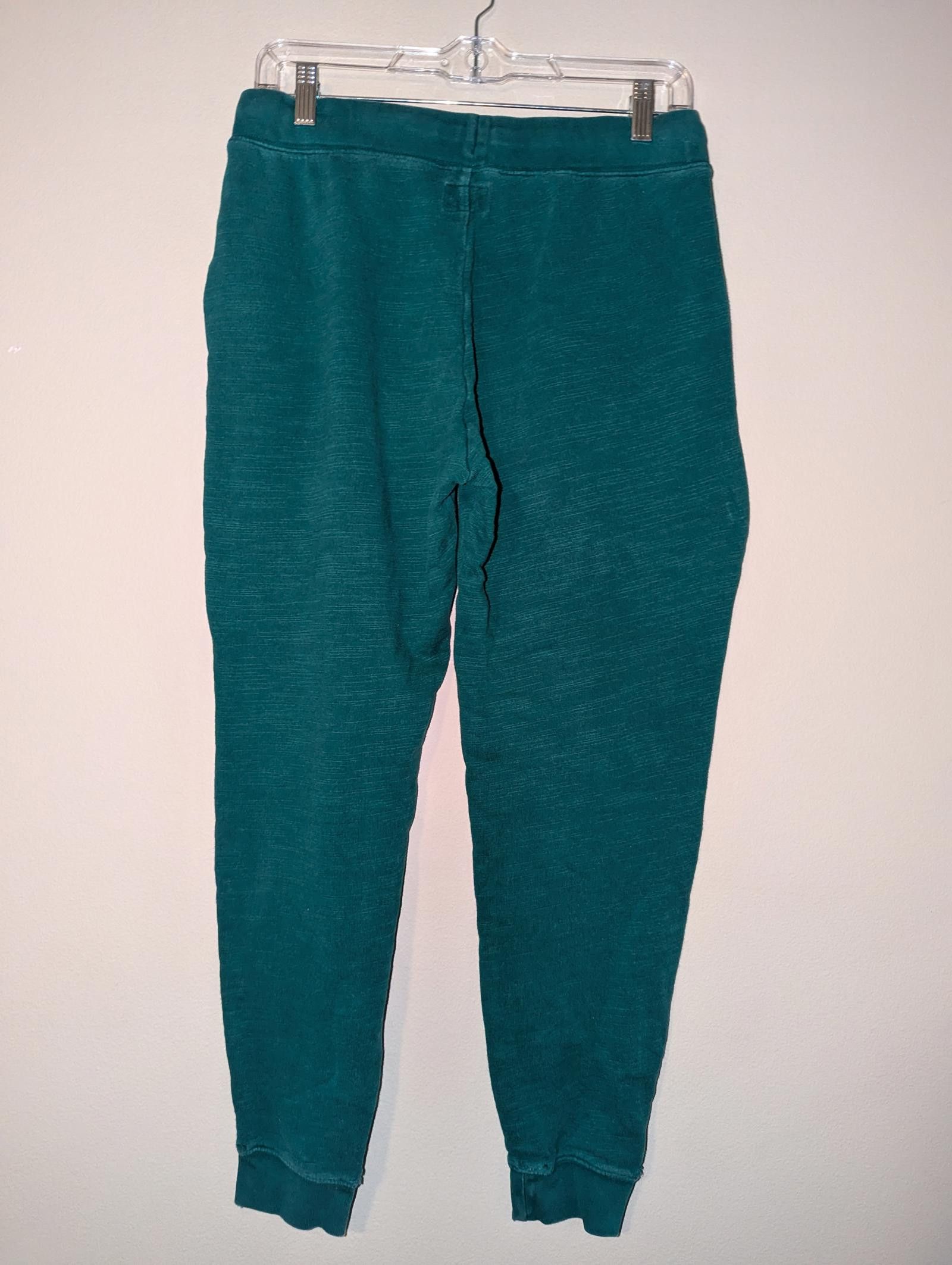 J.Crew J. Crew Fleece Re-Imagined by J. Crew Teal Sweatpants Small Size US 30 / EU 46 - 4 Thumbnail