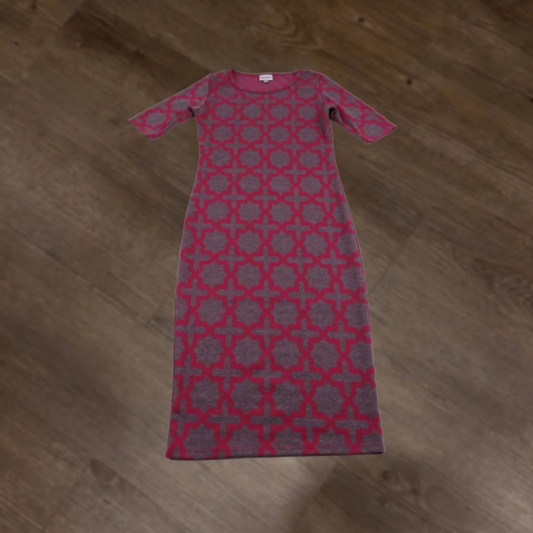 Vintage LuLaRoe Dress Pink Geometric Julia Dress 2XS 2XS Women's Pink Geometric Julia Dress Vintage LuLaRoe Size XXS / US 00 / IT 34 - 1 Thumbnail