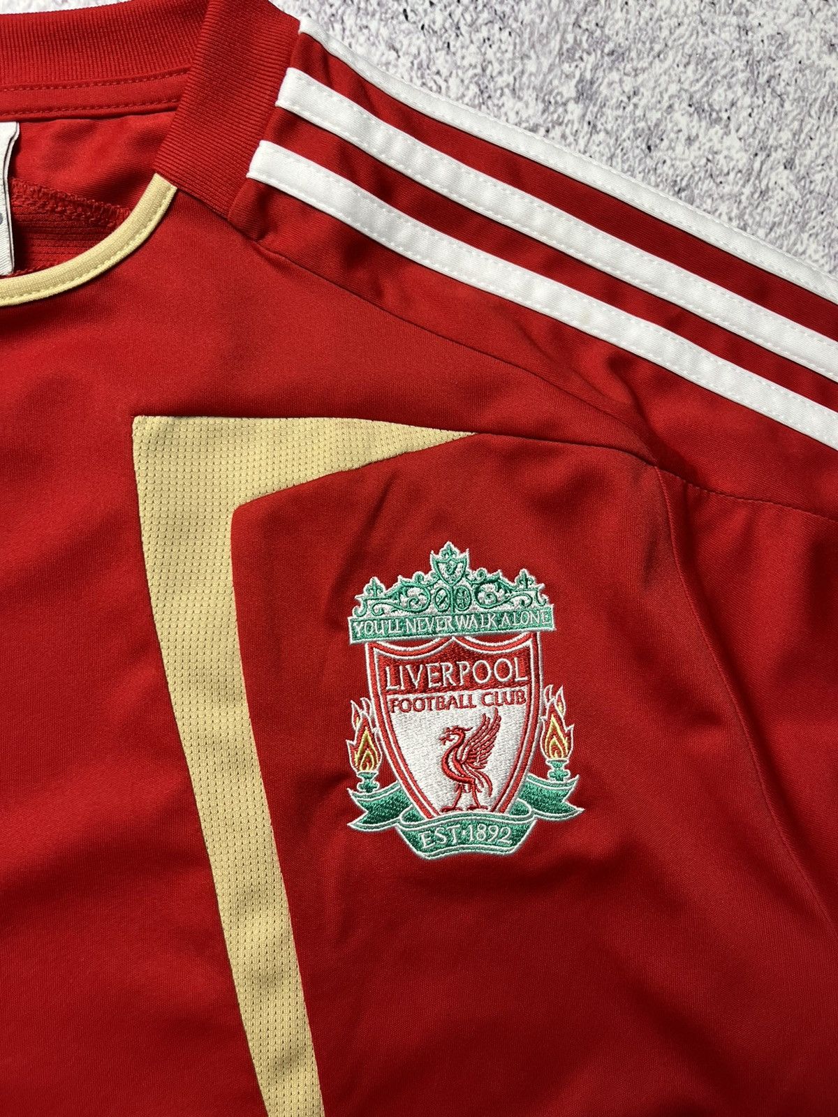 Adidas Liverpool Champions League Training shirt jersey ADIDAS 2009 Size US S / EU 44-46 / 1 - 13 Thumbnail