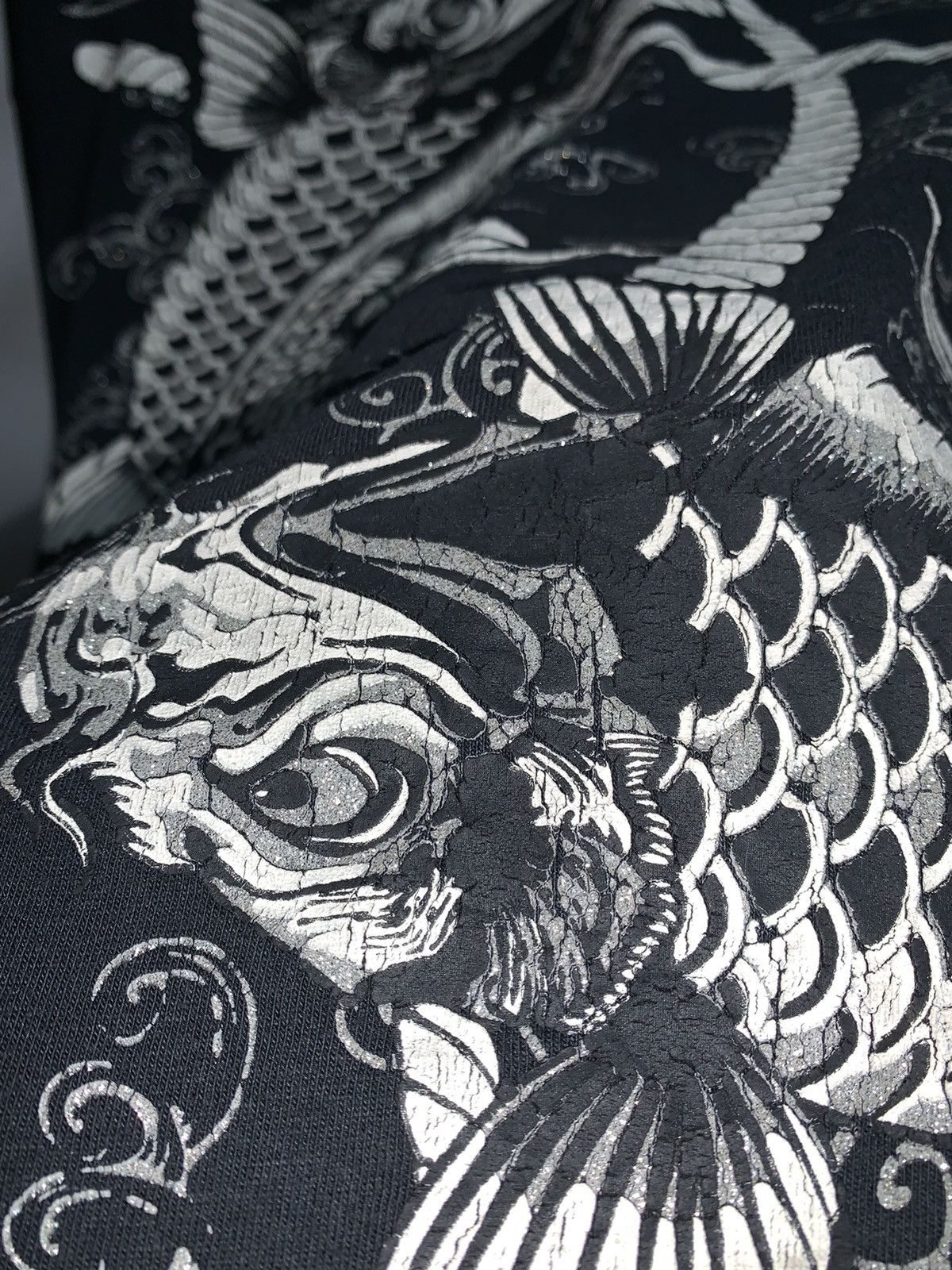 Japanese Brand Sukajan Carp Koi Shirt Size US L / EU 52-54 / 3 - 7 Thumbnail