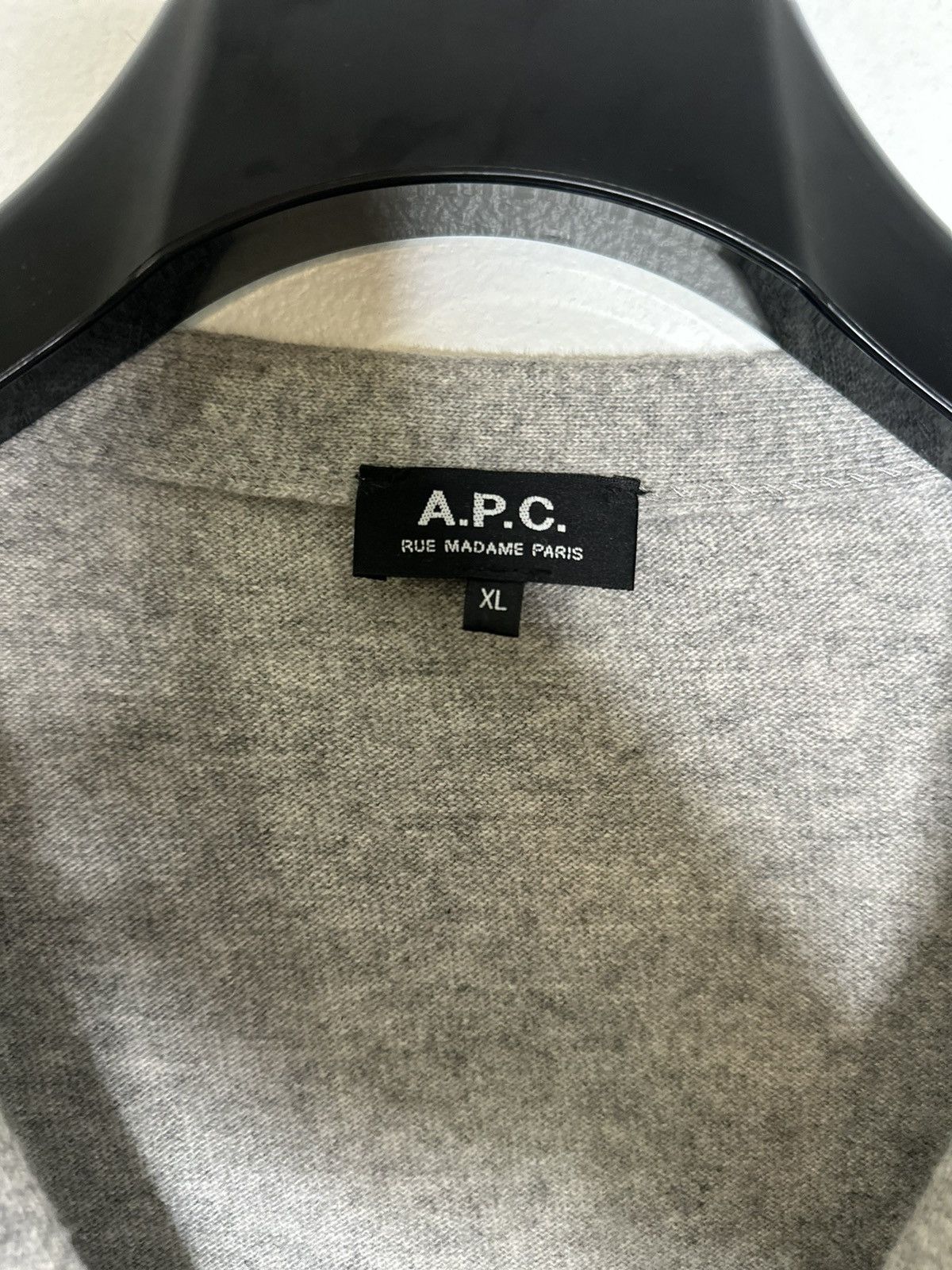 A.P.C. Grey Cashmere Blend Cardigan Size US XL / EU 56 / 4 - 5 Thumbnail