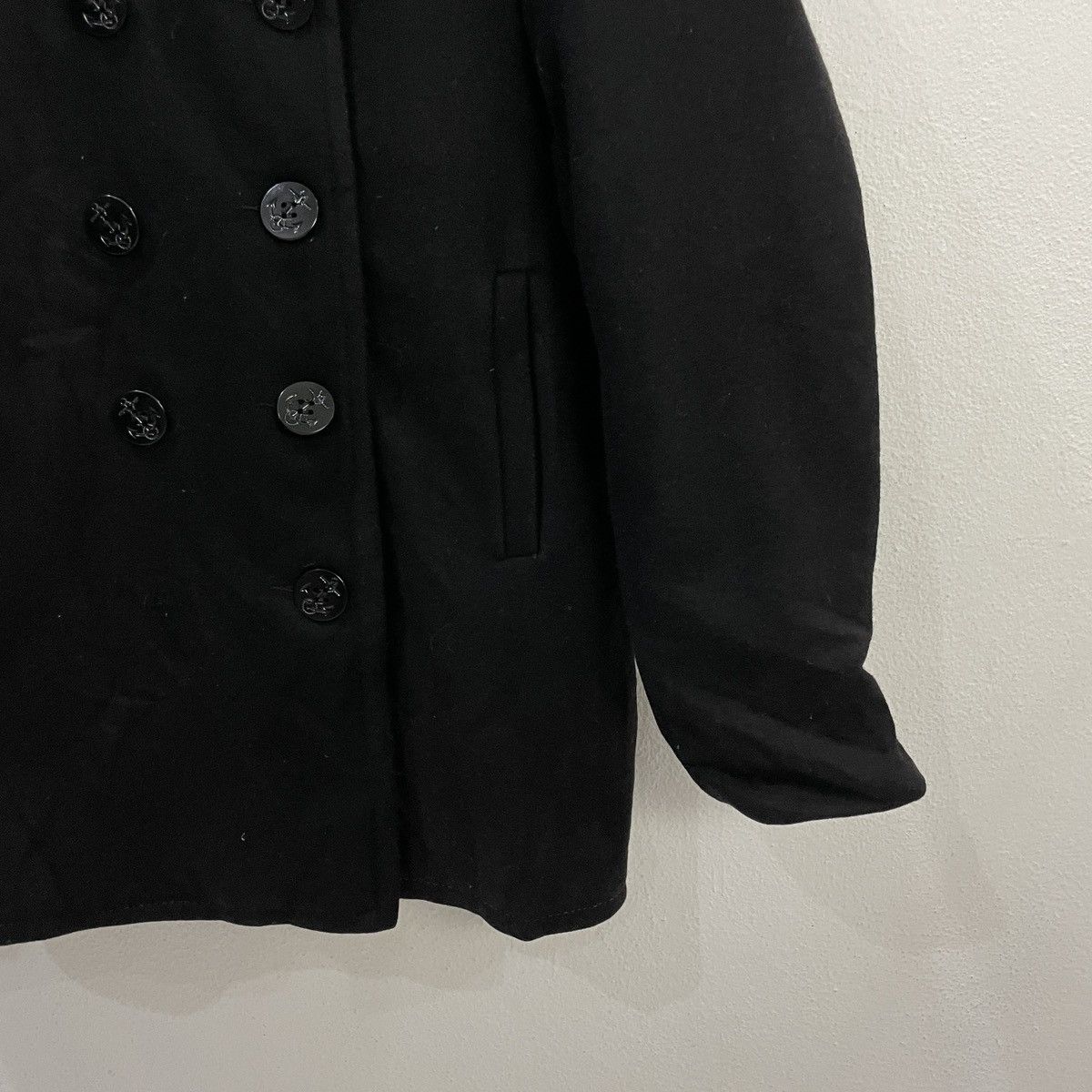 Schott Vintage 90s U.S 740 By Schott Pea Coat Jacket Size US M / EU 48-50 / 2 - 2 Thumbnail