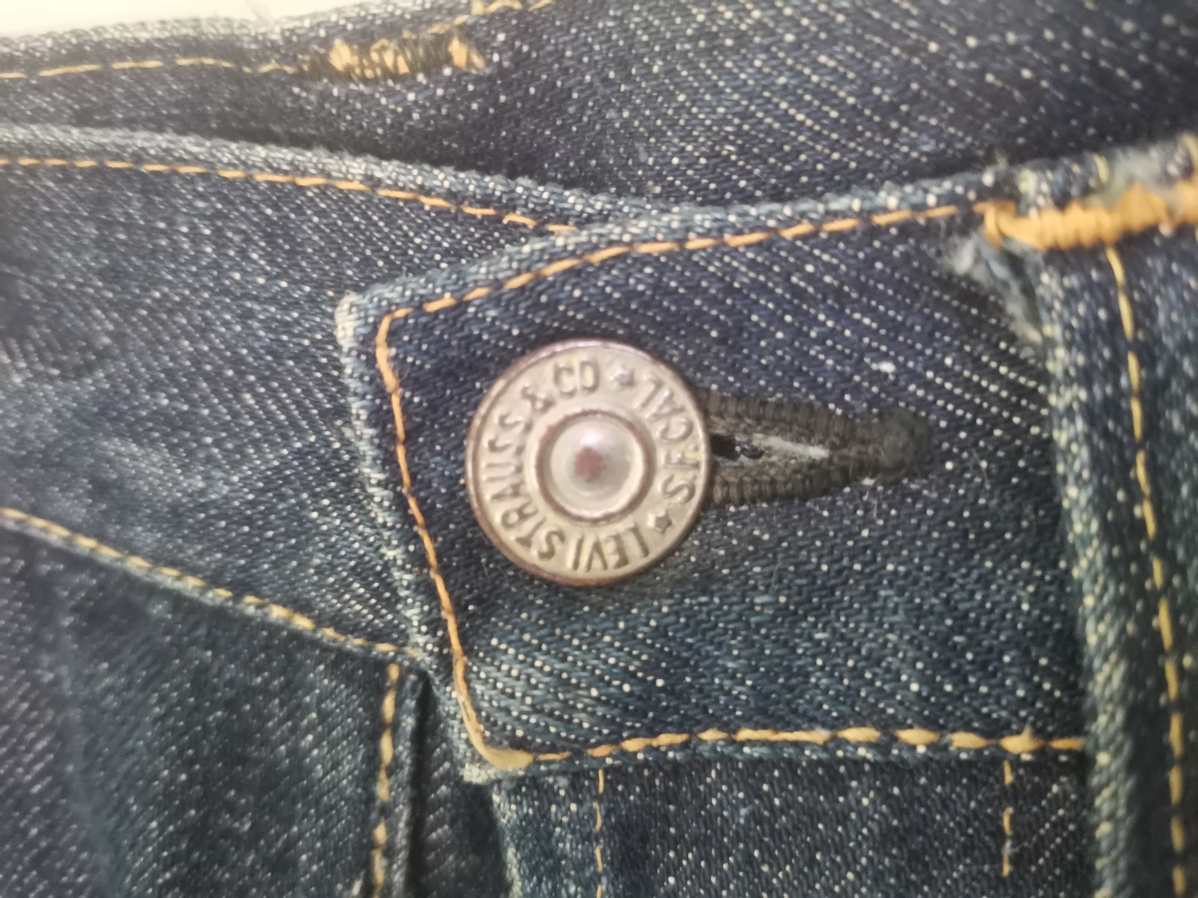 Levi's Vintage Clothing × Vintage Rare vintage 40s Levi's jerky patch denim Size US 30 / EU 46 - 10 Thumbnail