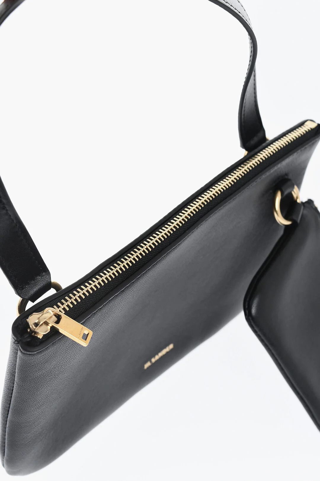 Jil Sander og1mm0626 Size: OS / Mini Leather Handbag in Black Size ONE SIZE - 3 Thumbnail