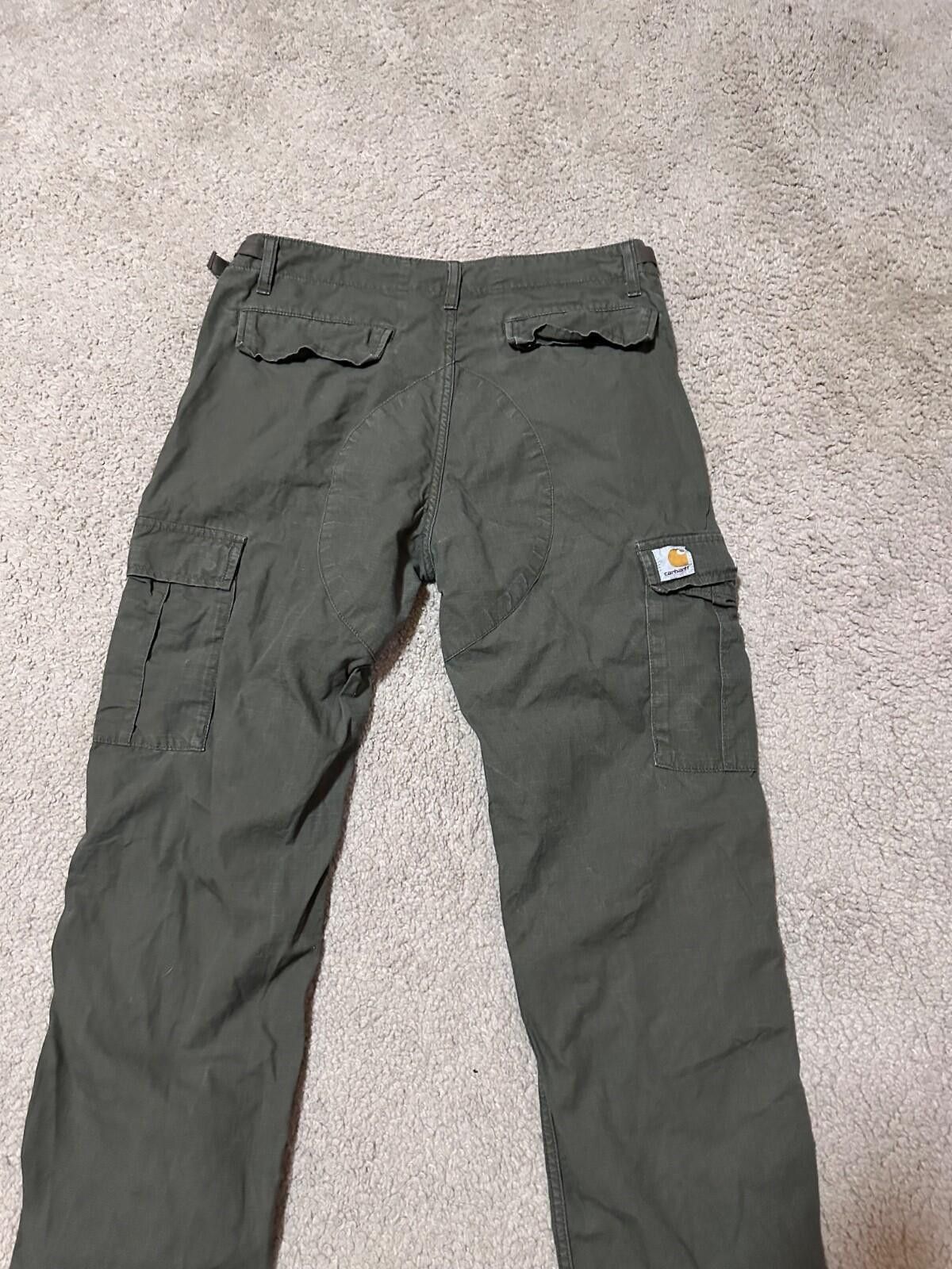 Carhartt Carhartt WIP Regular Fit Baggy Cargo Pants Y2K Bottoms 32x32 Size US 32 / EU 48 - 7 Thumbnail