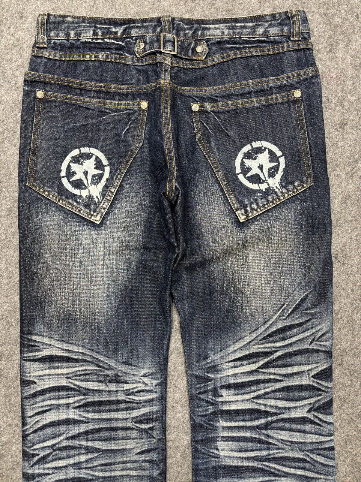 Japanese Brand 💥Insane💥MOVVE GEAR Seditionaries Stone Wash Denim F691 Size US 34 / EU 50 - 12 Thumbnail