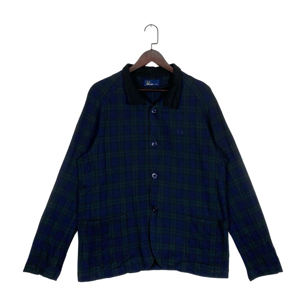 Fred Perry Fred Perry Tartan Check Button Up Jacket Size US XL / EU 56 / 4 - 4 Thumbnail