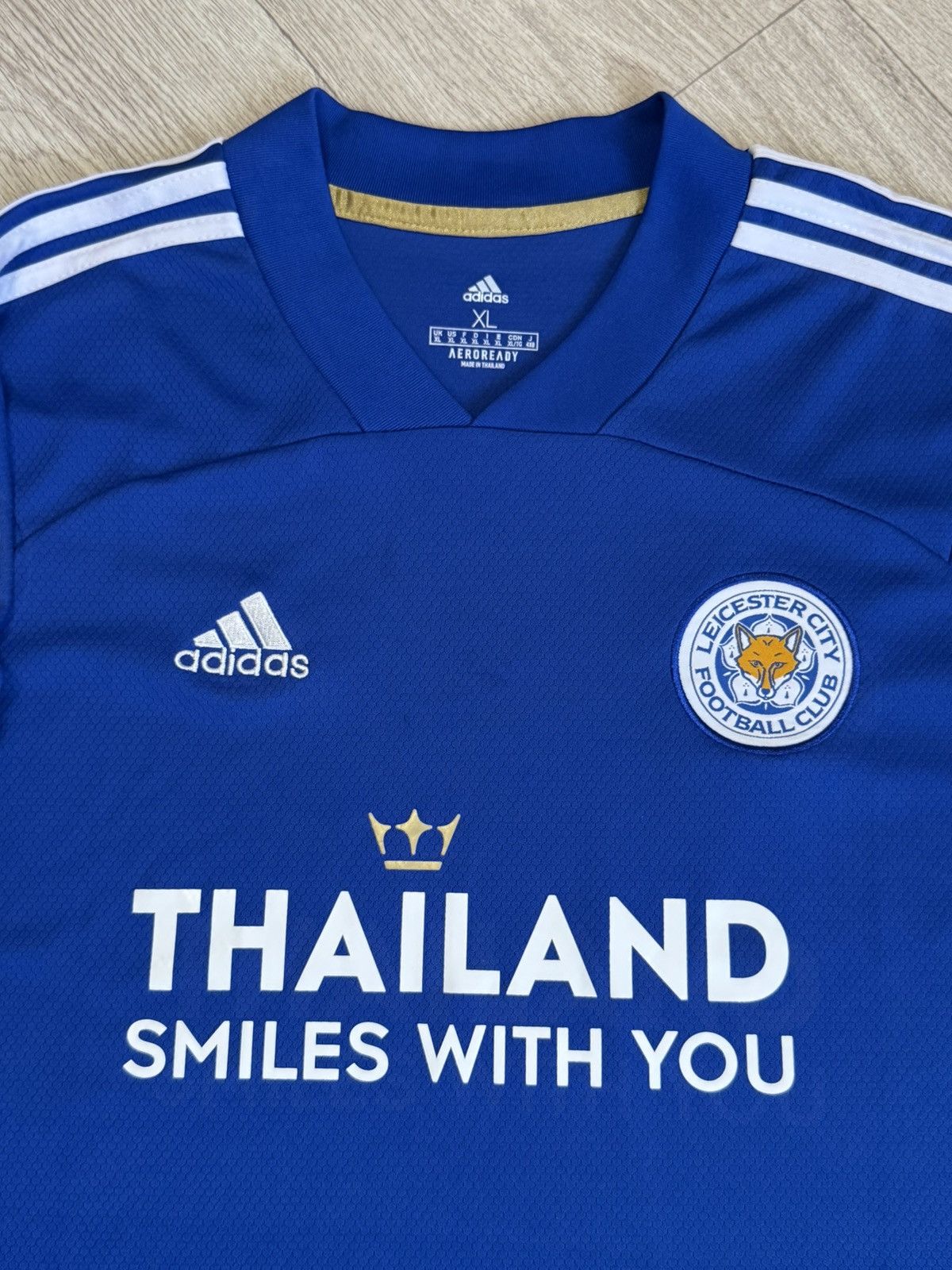 Adidas 🔷Adidas Leicester City 2020/21 Soccer jersey🔷 Size US XL / EU 56 / 4 - 3 Thumbnail