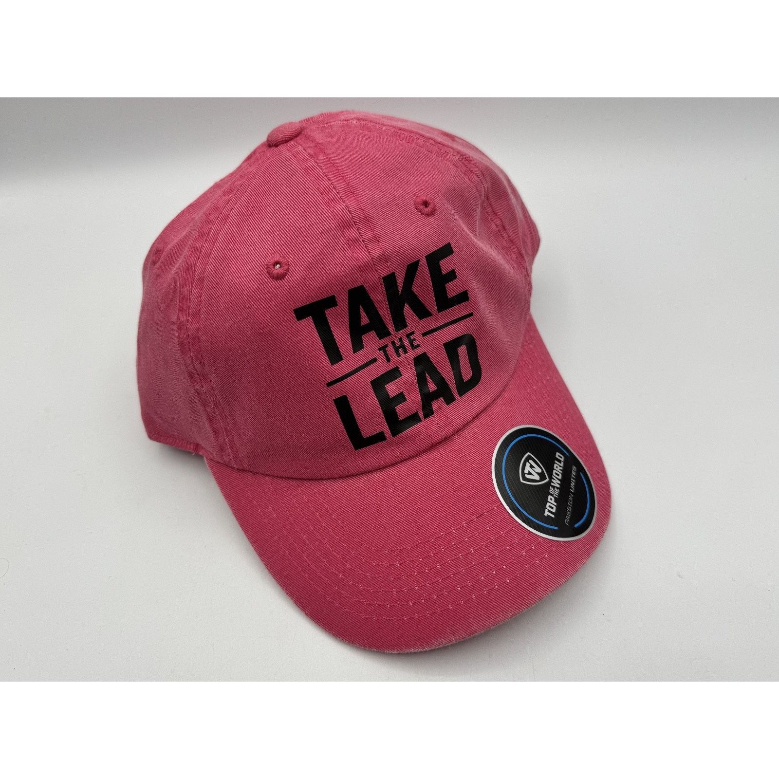 Top Of The World Top of the World Take the Lead Pink Baseball Cap Unisex Size ONE SIZE - 5 Thumbnail
