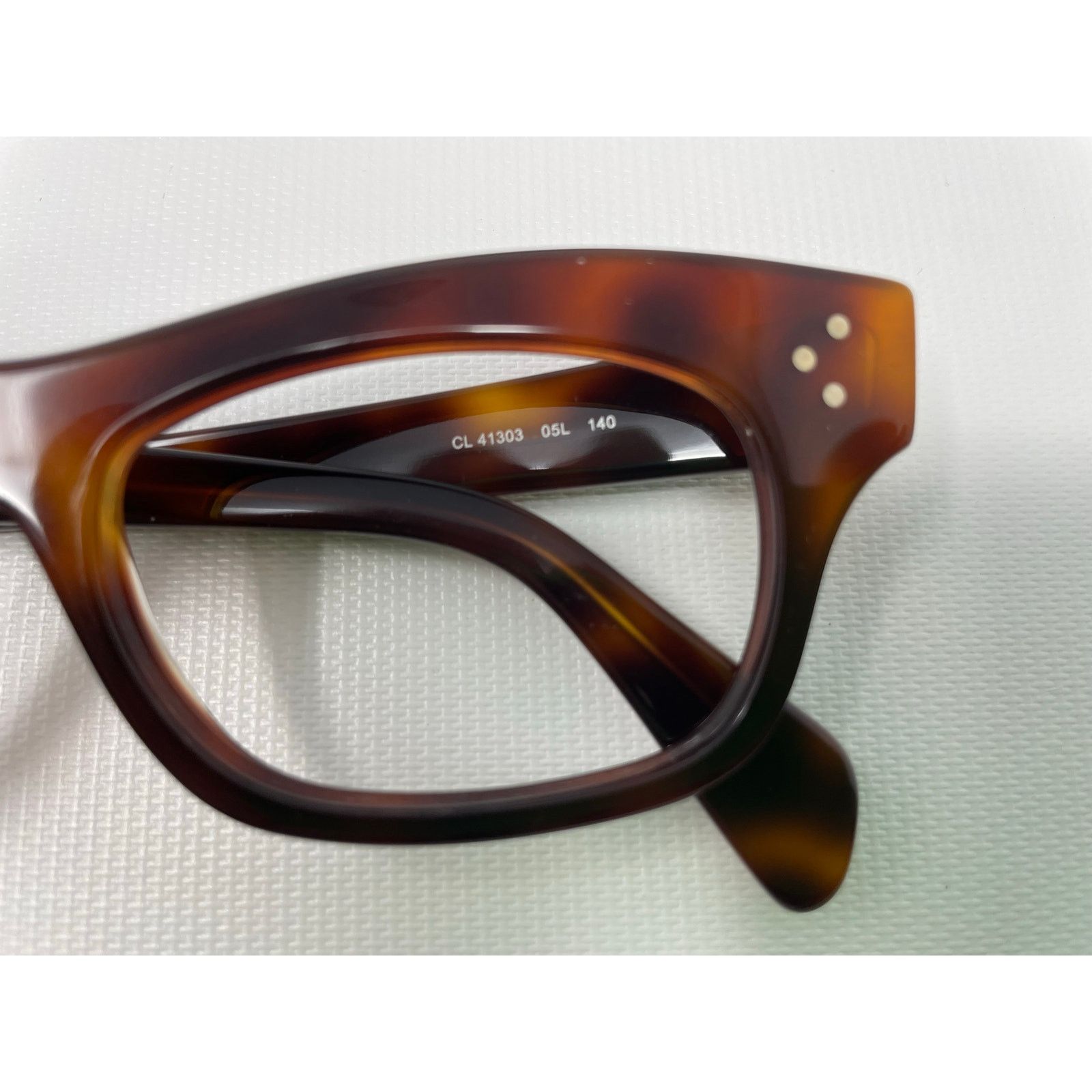 Celine CELINE CL41303 Glasses Frames Only Tortoise Size ONE SIZE - 5 Thumbnail