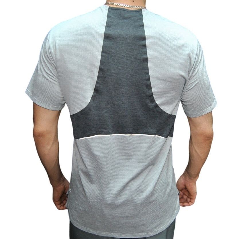 Lululemon Lululemon Two Toned Gray Short Sleeve Shirt Size US L / EU 52-54 / 3 - 2 Thumbnail