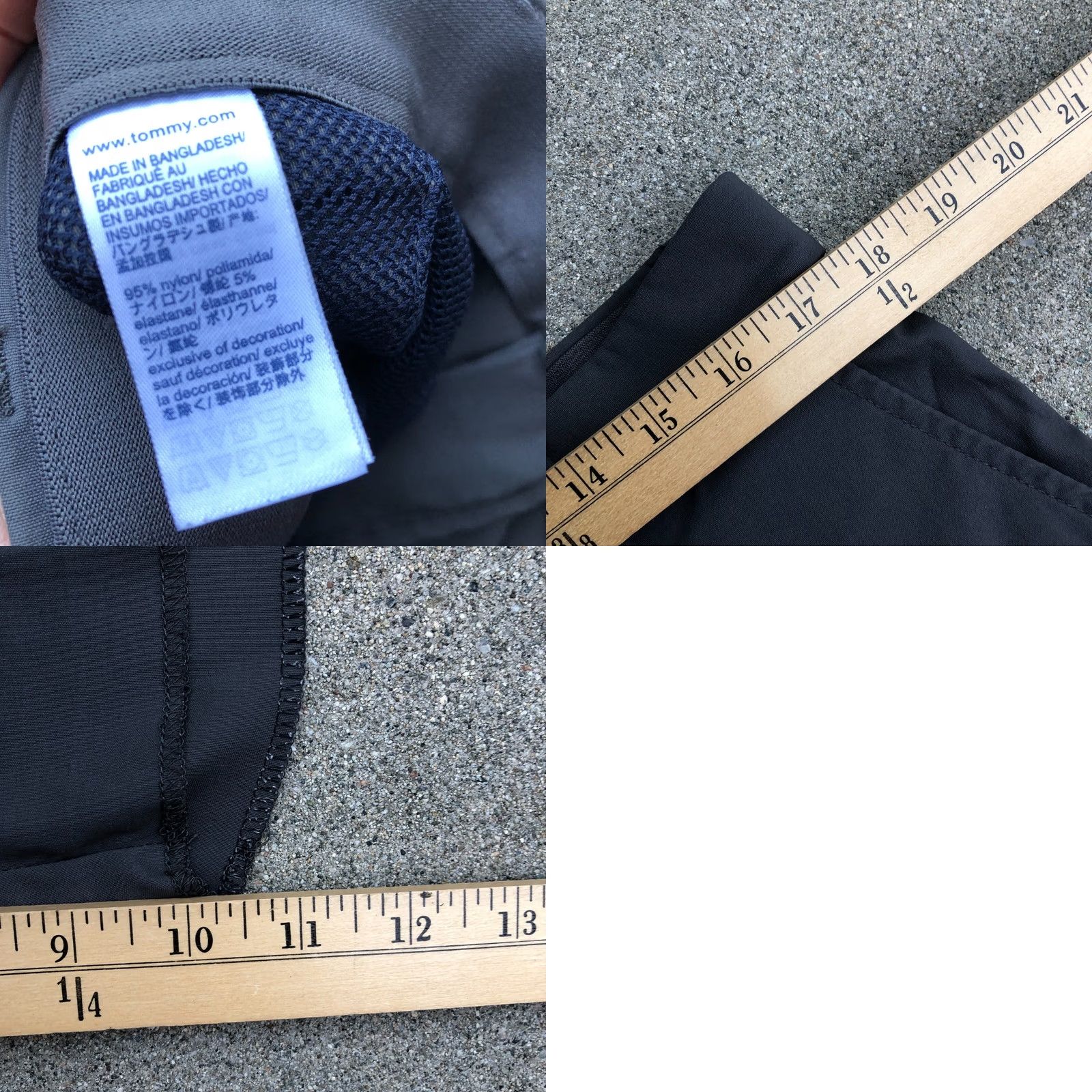 Tommy Hilfiger TOMMY HILFIGER Nylon Chino Shorts 34 Men's Grey Bottoms Size US 34 / EU 50 - 8 Thumbnail