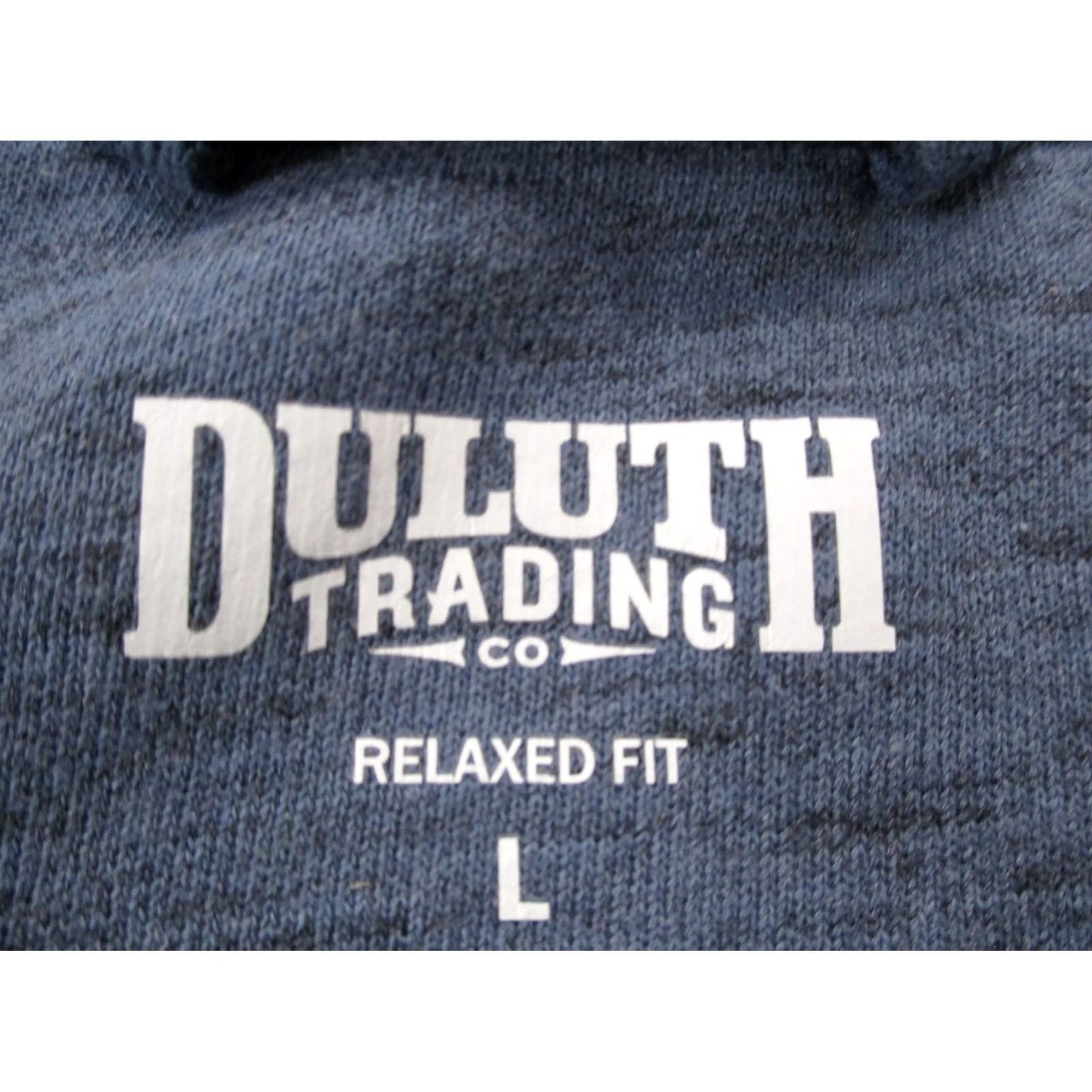 Vintage Duluth Shirt Mens L Blue Pullover Loophole V Neck Relaxed Knit Thermal Logo Outdoor Fall Winter Size US L / EU 52-54 / 3 - 6 Thumbnail
