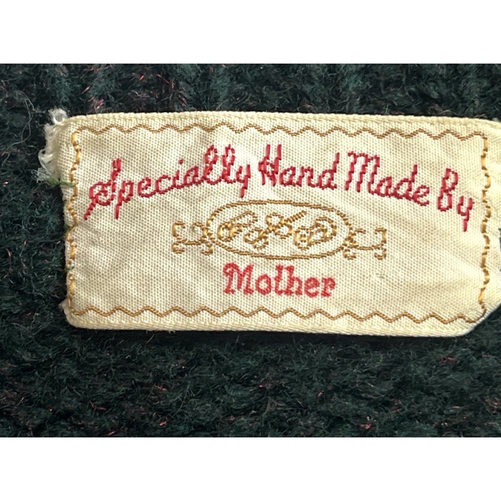 Vintage VINTAGE Specially Hand Made By Mother Women Green V-Neck Sweater L Pullover Long Sleeve Size M/L See Pic Womens Size L / US 10 / IT 46 - 6 Thumbnail