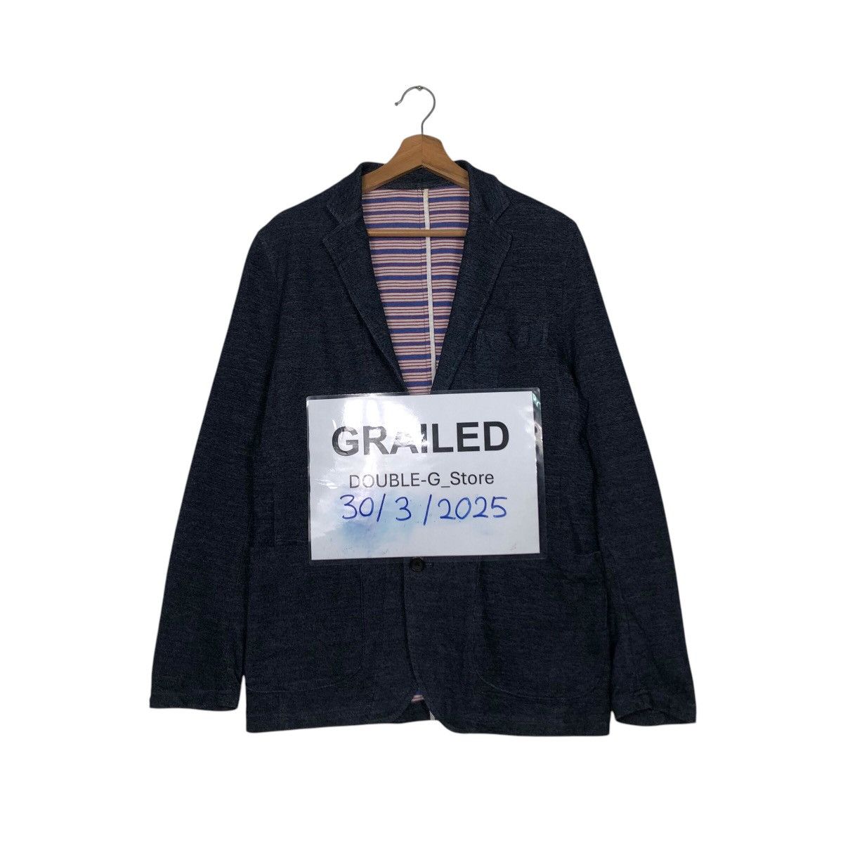 Beams Plus 📌Vintage Chore Jacket Beams Light Striped Blanket Size US L / EU 52-54 / 3 - 1 Thumbnail