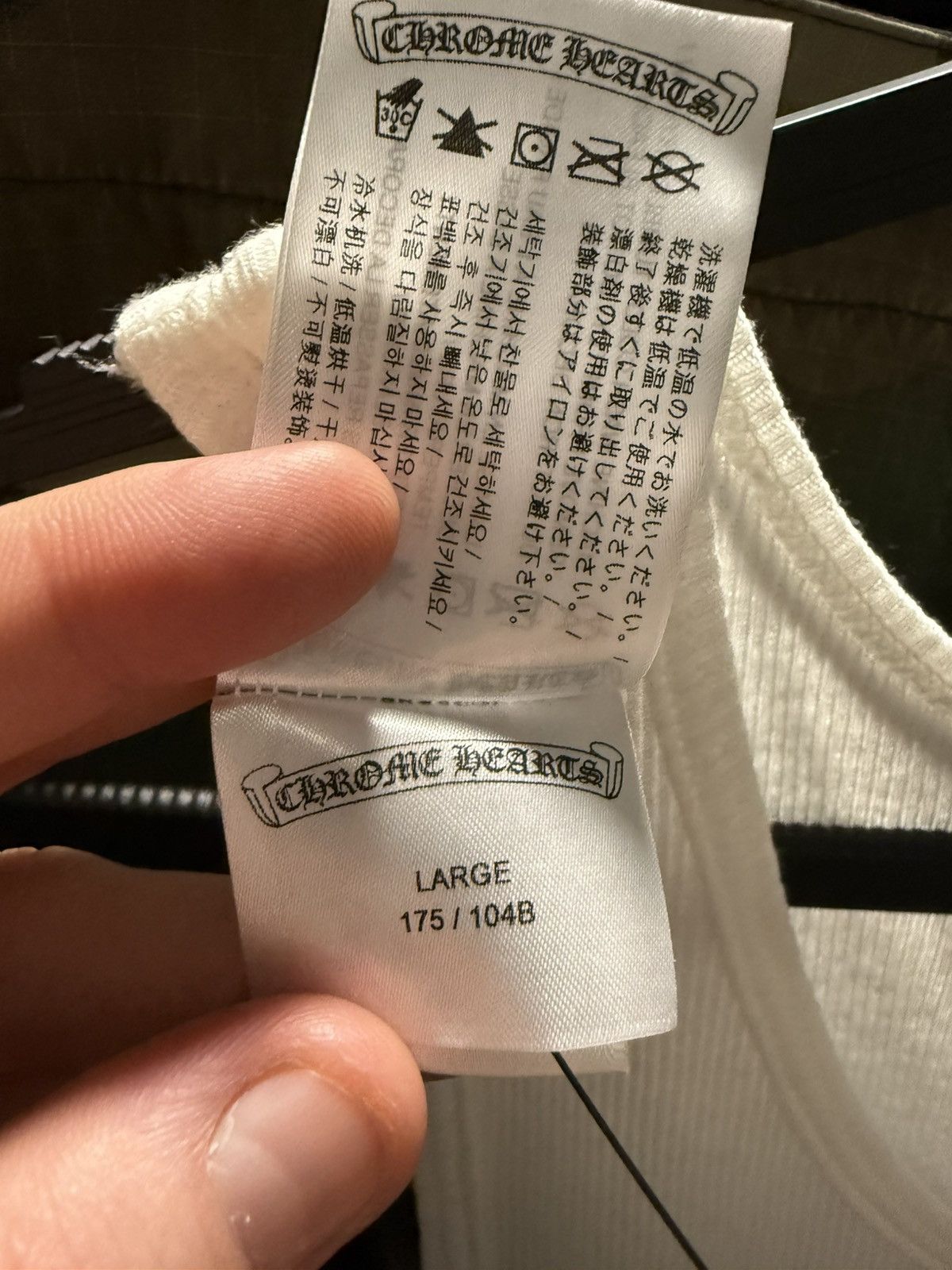 Chrome Hearts Chrome Hearts White Deadly Doll Tank Top Size US L / EU 52-54 / 3 - 5 Thumbnail