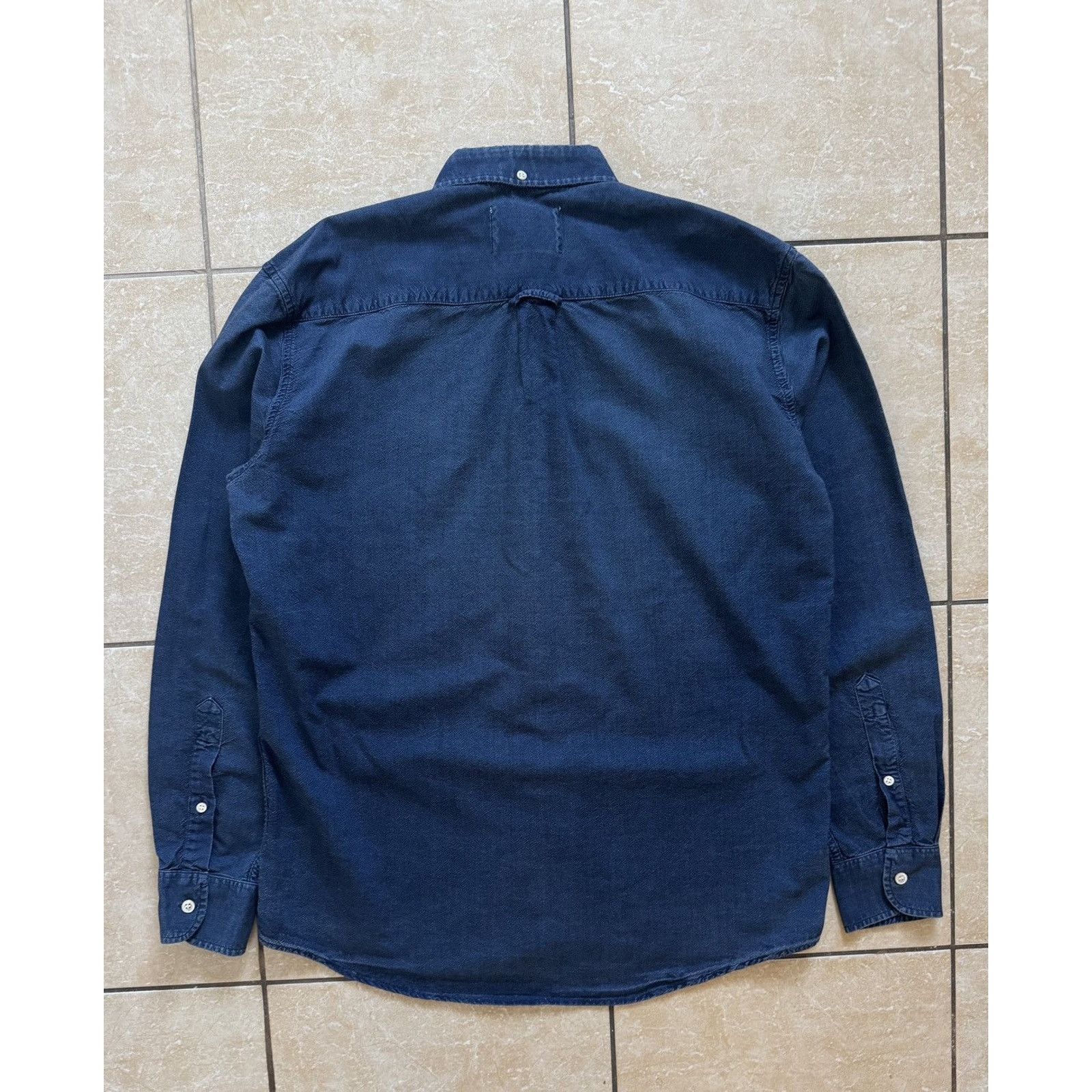 Our Legacy Our Legacy Linen Denim Oxford Shirt Size US M / EU 48-50 / 2 - 7 Thumbnail