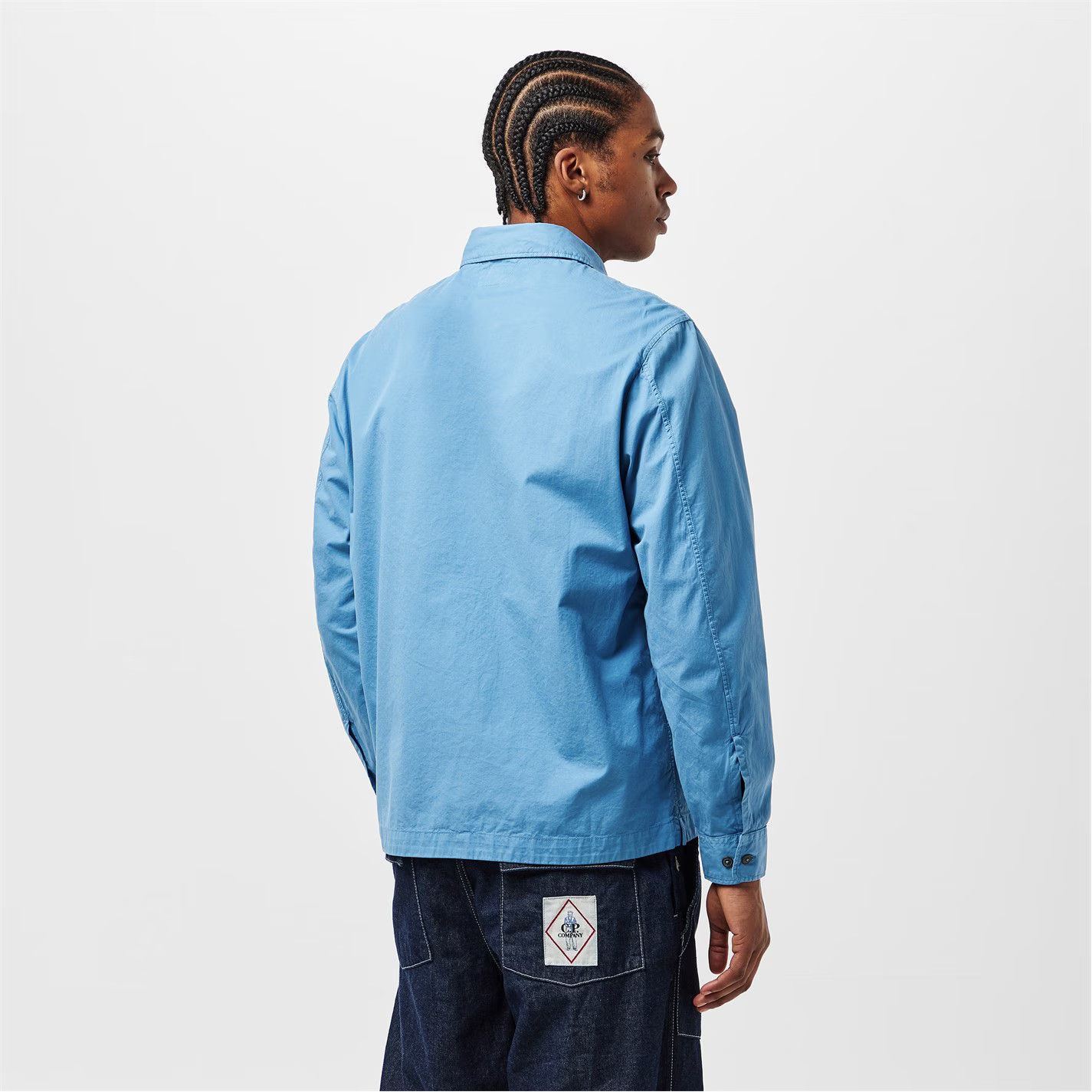 C.P. Company o1g2r1mq0426 Gabard Overshirt in Blue Size US M / EU 48-50 / 2 - 3 Thumbnail