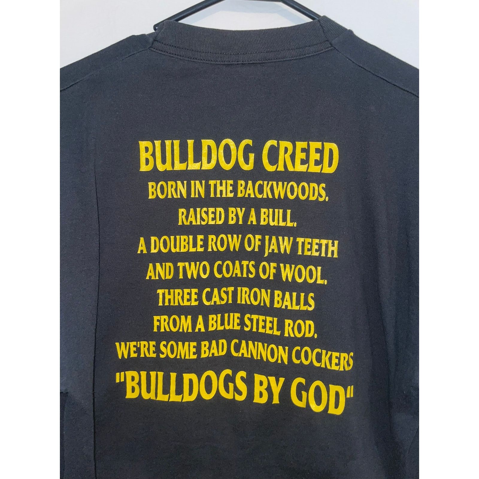 Fruit Of The Loom Vintage Soldier Shirt Bravo Bulldogs Army Marine Shirt 90s Size US XL / EU 56 / 4 - 7 Thumbnail