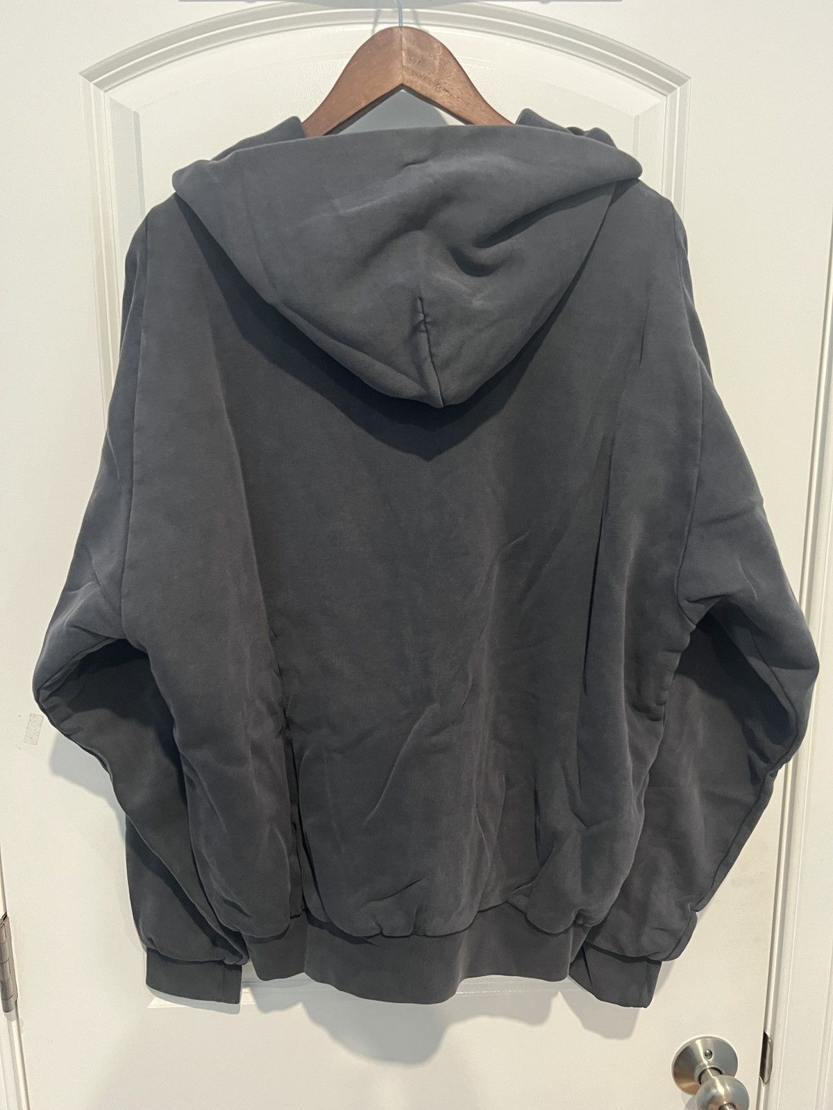 Balenciaga × Gap × Yeezy Yeezy Gap Zip Up Hoodie Poetic Black Large Size US L / EU 52-54 / 3 - 3 Thumbnail