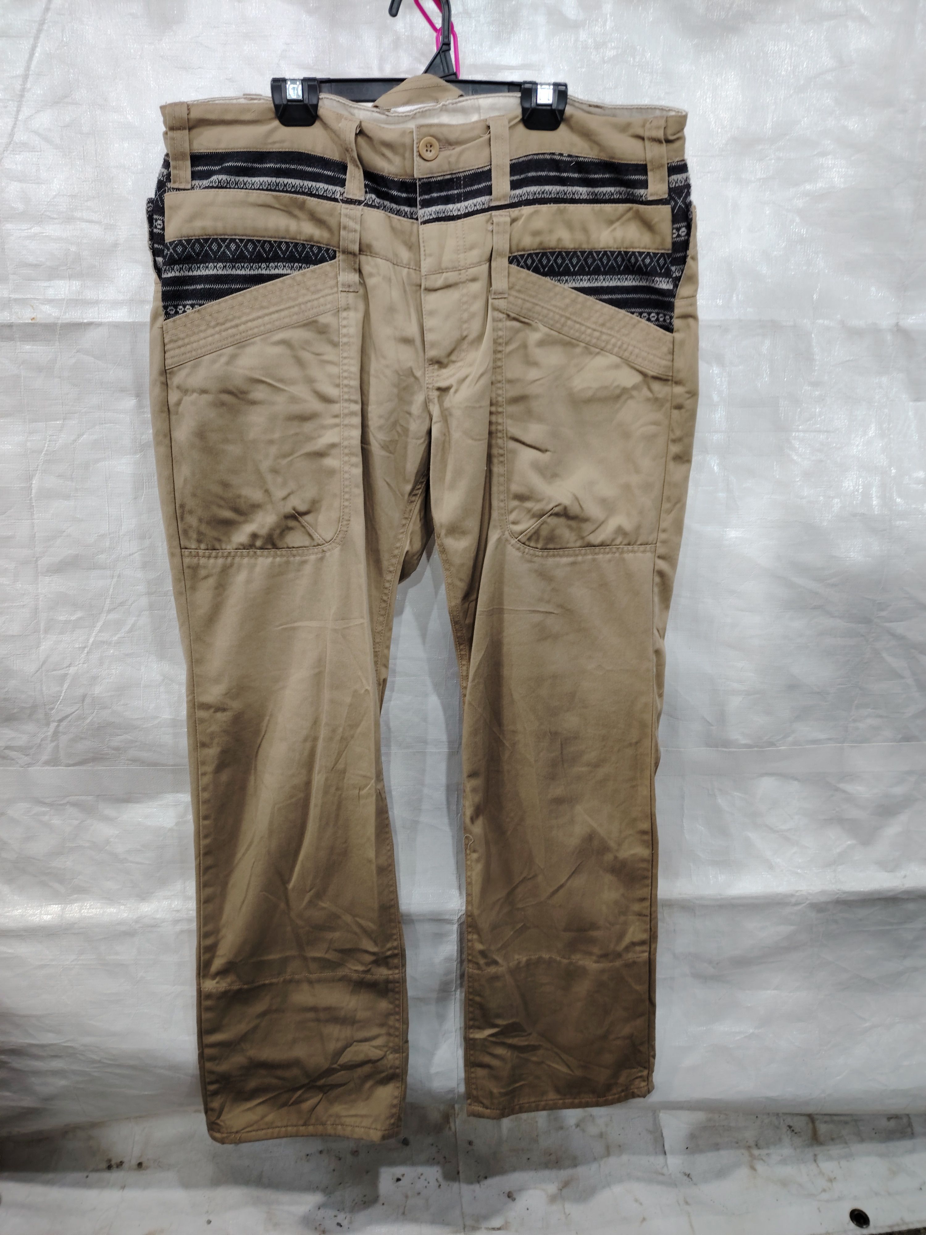 Japanese Brand VINTAGE JAPANESE DOUBLE WAIST CARGO PANTS Size US 36 / EU 52 - 9 Thumbnail