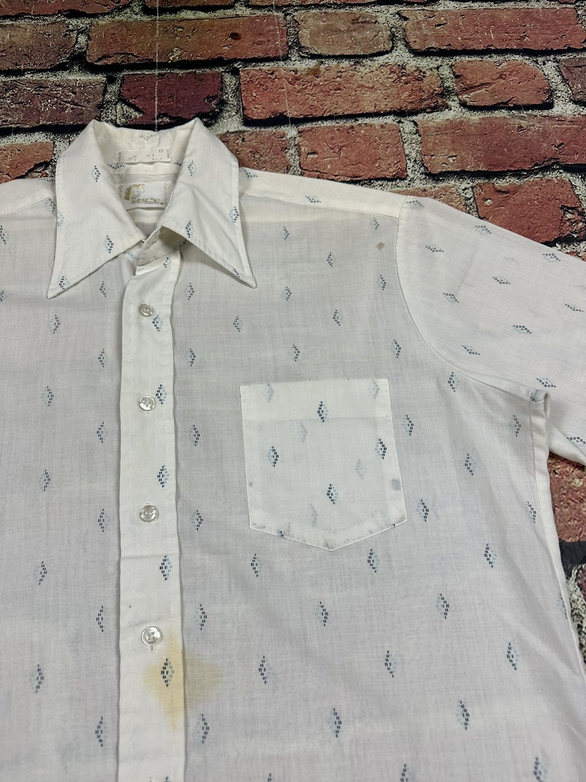 Vintage Vintage Cavalier Button Up Shirt AOP 60s Point Collar Size US L / EU 52-54 / 3 - 5 Thumbnail