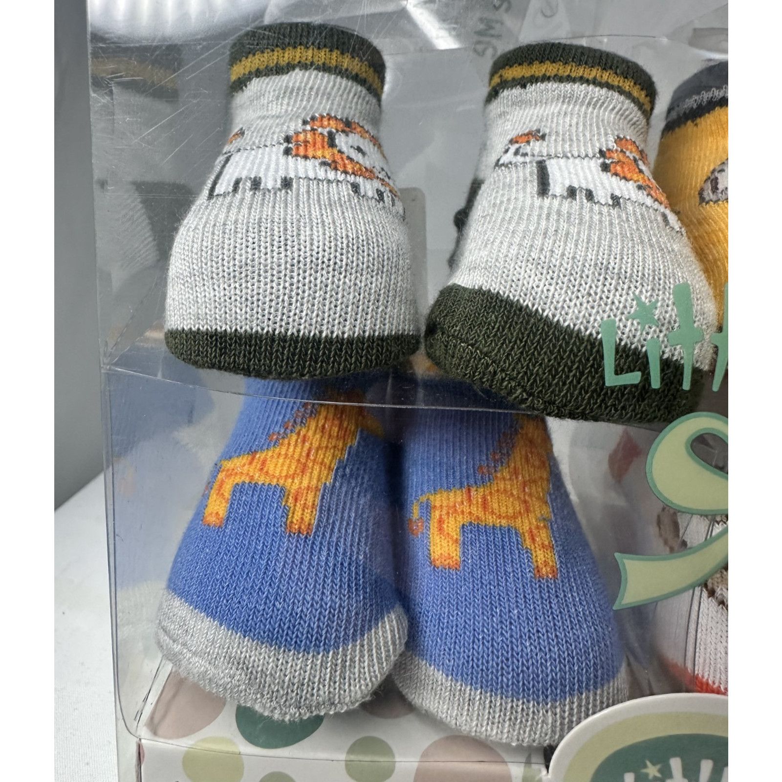 Other Little Me Baby Booties 4-Pair Assorted Animal Jungle Safari Size US 5 / EU 37 - 4 Thumbnail