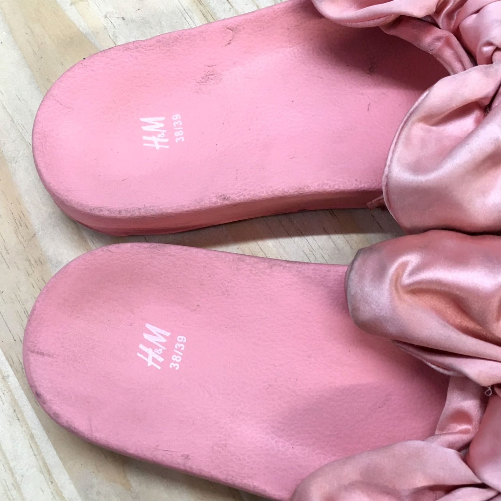H&M H&M Sandals Women 7-8 Slip On Pink Open Toe Casual Comfort Flats Shoes Slides Size US 7 / IT 37 - 5 Thumbnail