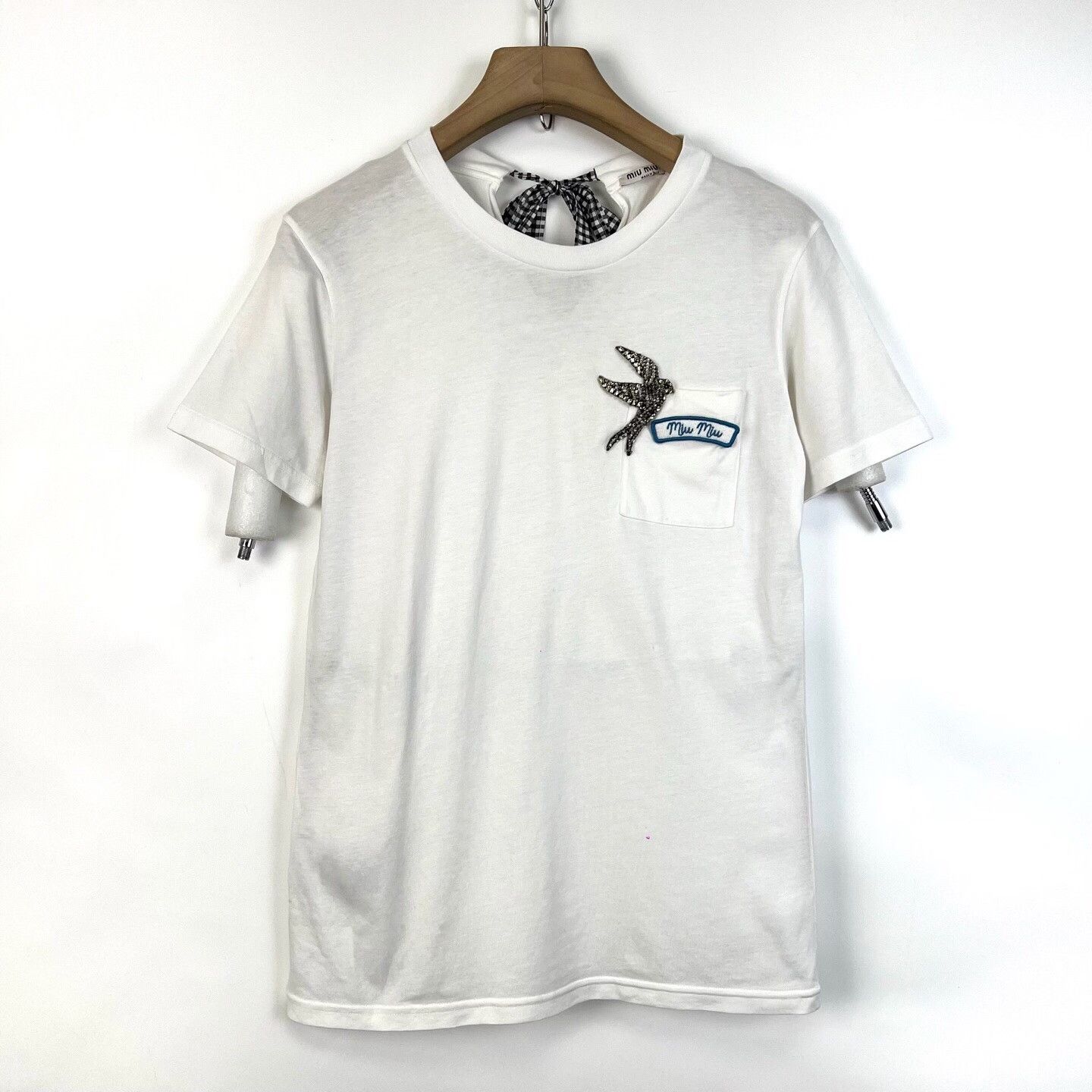 Miu Miu Miu Miu Vintage Logo Short Sleeve T-Shirt | Grailed