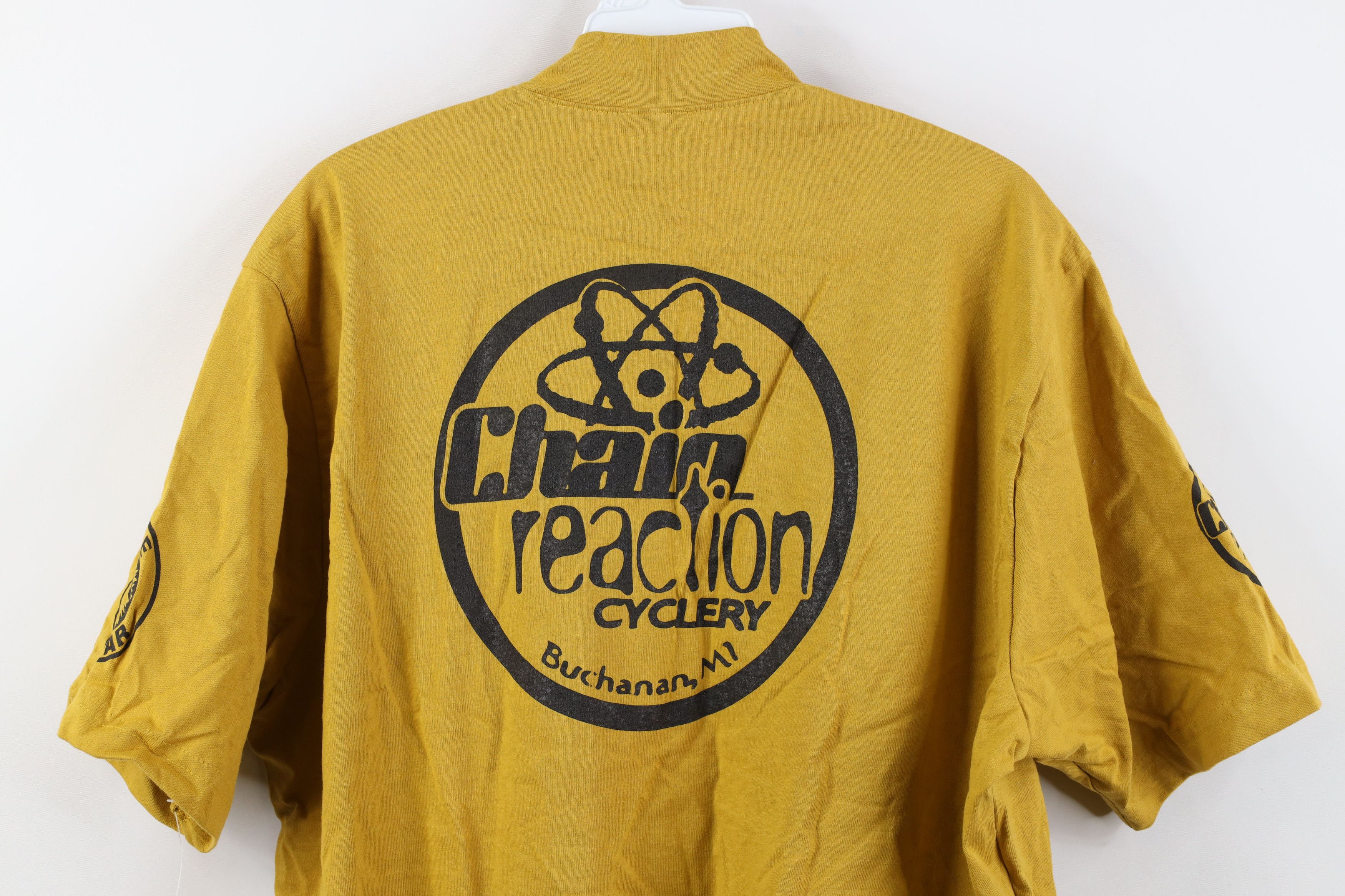 Vintage Deadstock Vintage 90s Chain Reaction Cyclery Cycling Jersey Size US XL / EU 56 / 4 - 15 Thumbnail