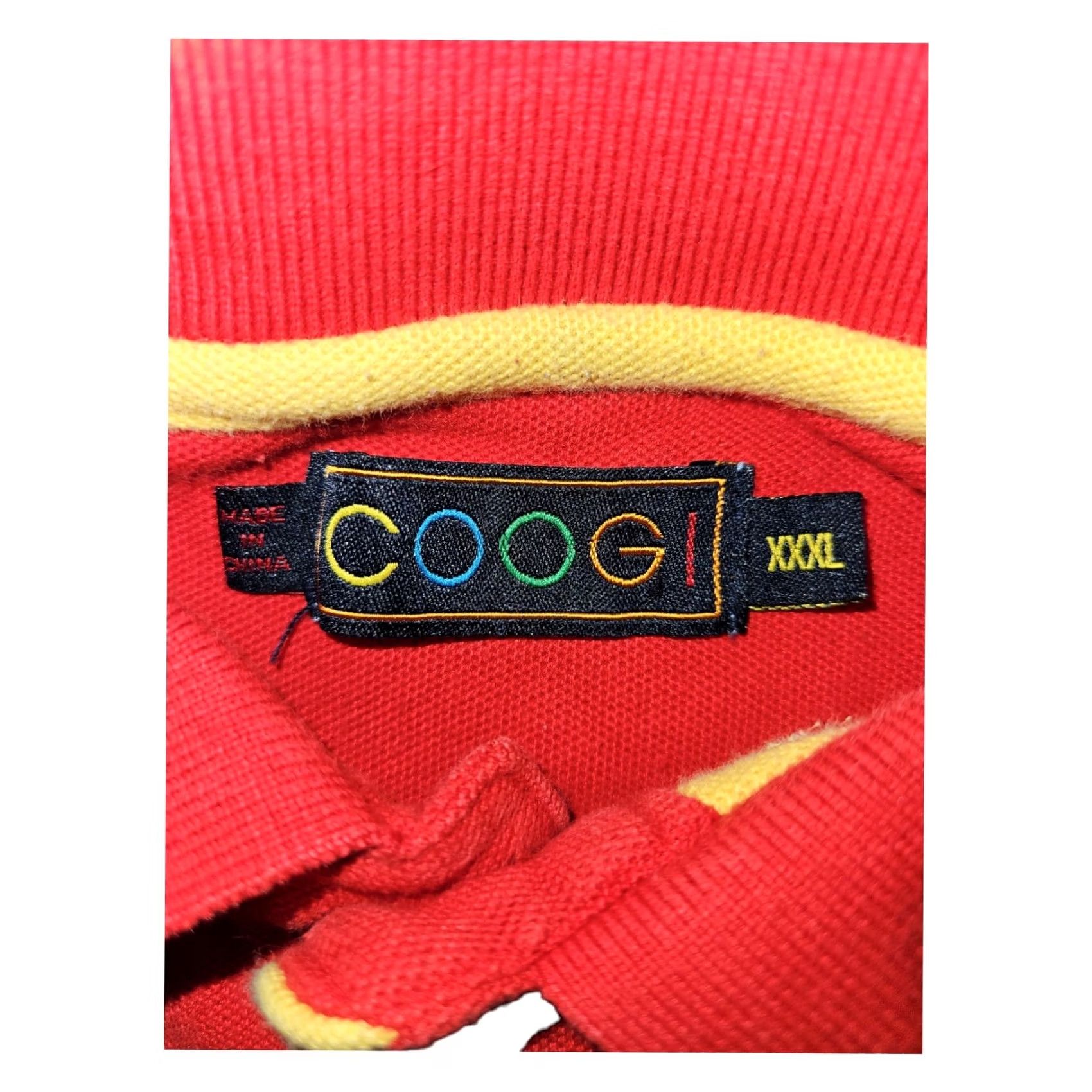 Coogi VINTAGE COOGI Polo Shirt Mens 3XL Short Sleeve Red Embroidered Hip Hop City Hipster Logo 100% Cotton Shirt Size US XXL / EU 58 / 5 - 2 Thumbnail