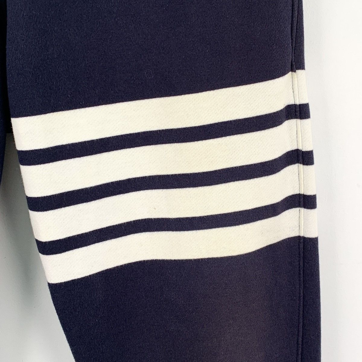 Thom Browne Thom Browne Dark Blue Classic 4-Bar Casual Sweatpants K26WX Size US 32 / EU 48 - 4 Thumbnail