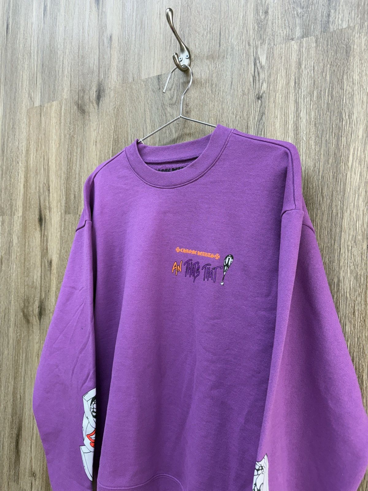 Chrome Hearts Chrome Hearts Purple Matty Boy Crewneck Size US S / EU 44-46 / 1 - 3 Thumbnail